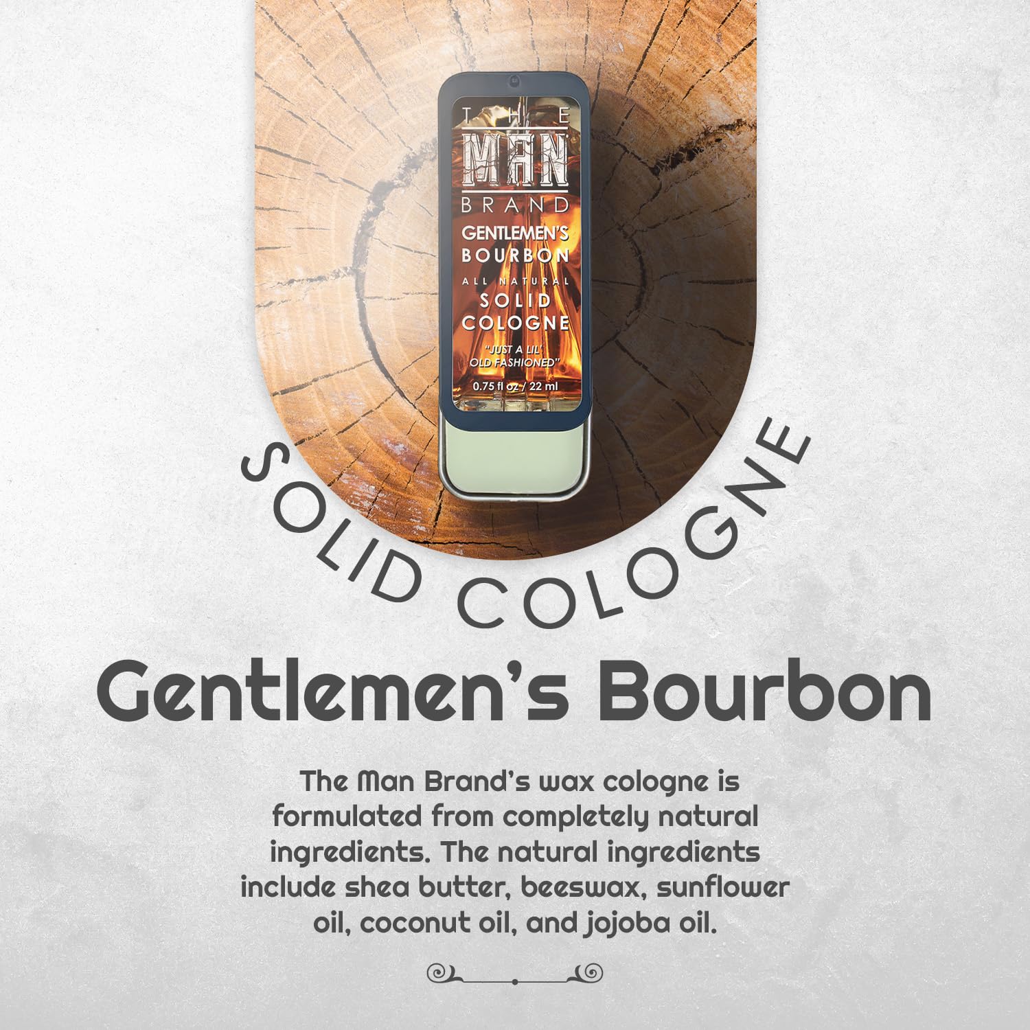 Foto 4 pulgar | Colonia Sólida The Man Brand Gentlemen's Bourbon, 22 Ml - Venta Internacional.