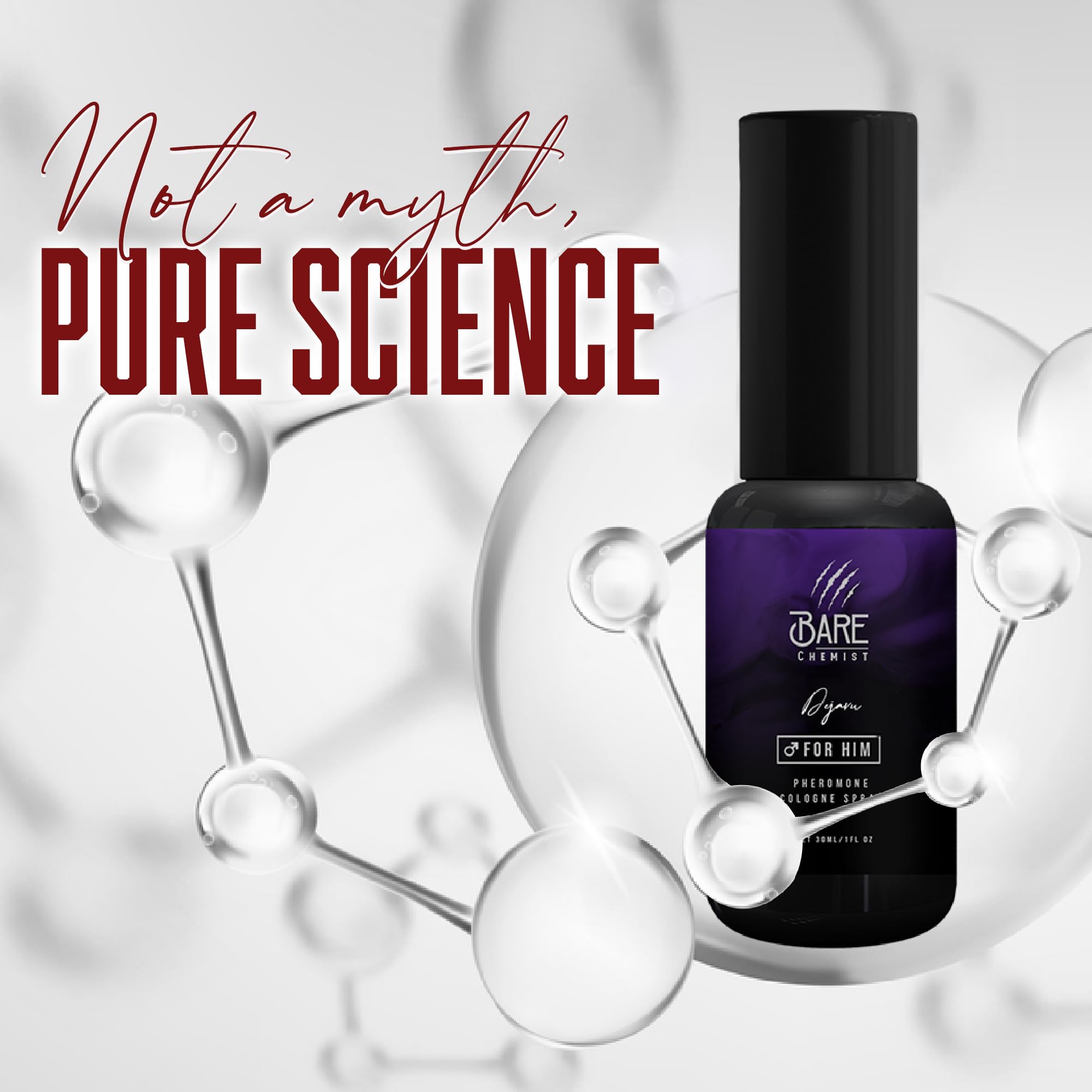 Foto 8 pulgar | Colonia De Feromonas Bare Chemist Dejavu Para Hombre, 30 Ml - Venta Internacional.