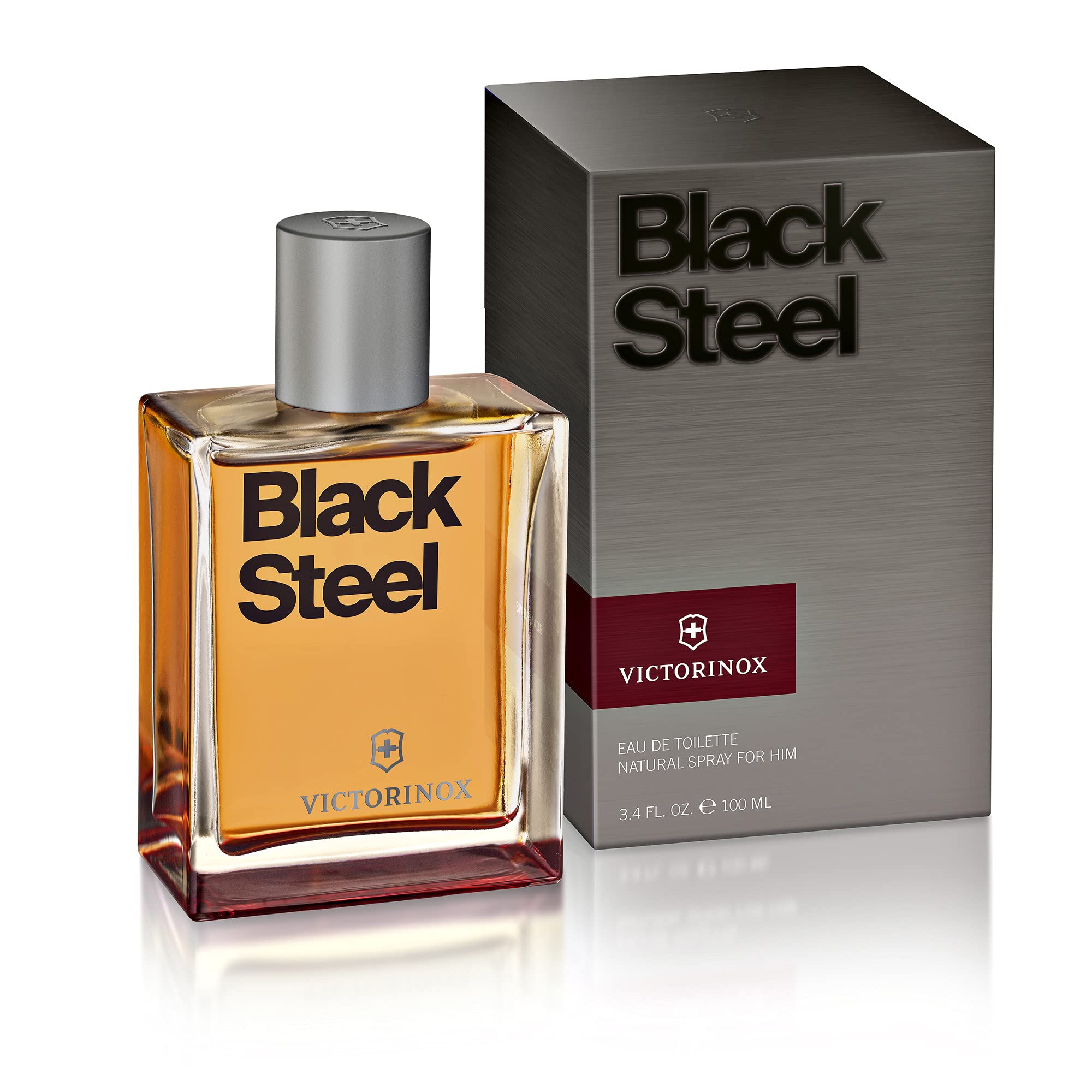 Foto 2 pulgar | Perfume Victorinox Swiss Army Black Steel Edt 100 Ml Para Hombre - Venta Internacional.