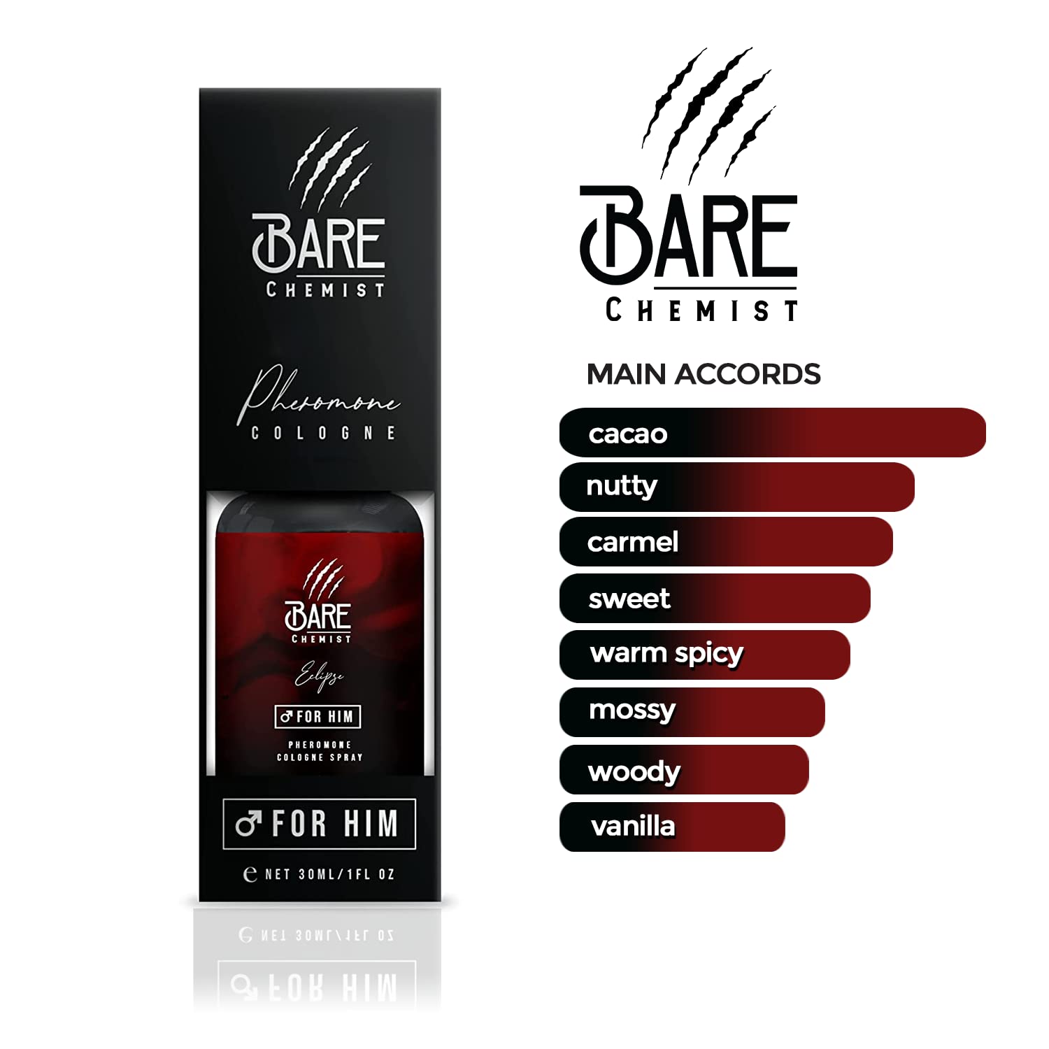 Foto 3 pulgar | Cologne Bare Chemist Eclipse Pheromone Para Hombre, 30 Ml - Venta Internacional.