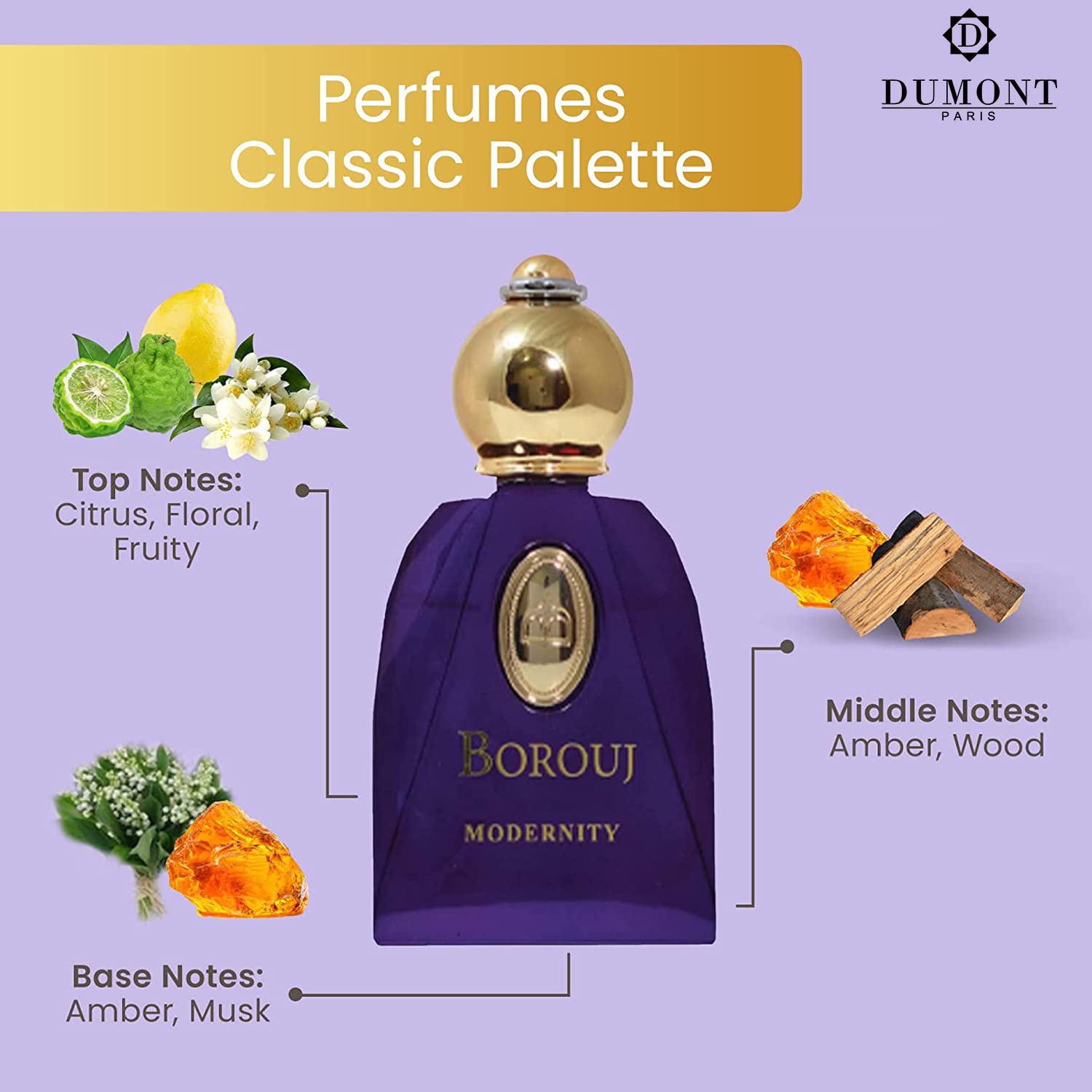 Foto 7 pulgar | Perfume Dumont Borouj Modernity 85 Ml De Inspiración Árabe Unisex - Venta Internacional.