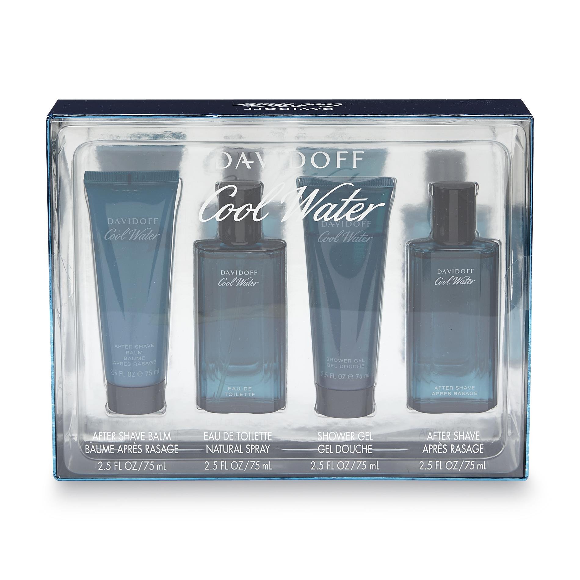 Set De Perfume Davidoff Cool Water Para Hombre, 4 Piezas - Venta Internacional.