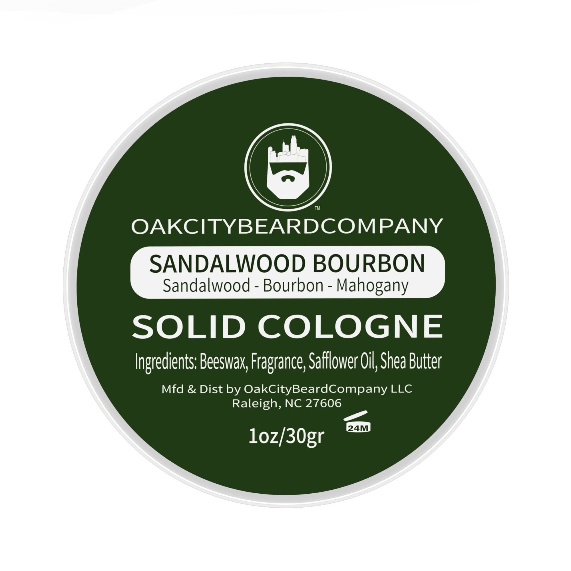 Foto 3 pulgar | Colonia Sólida Oak City Beard Company, Sándalo Y Bourbon, 30 Ml - Venta Internacional.