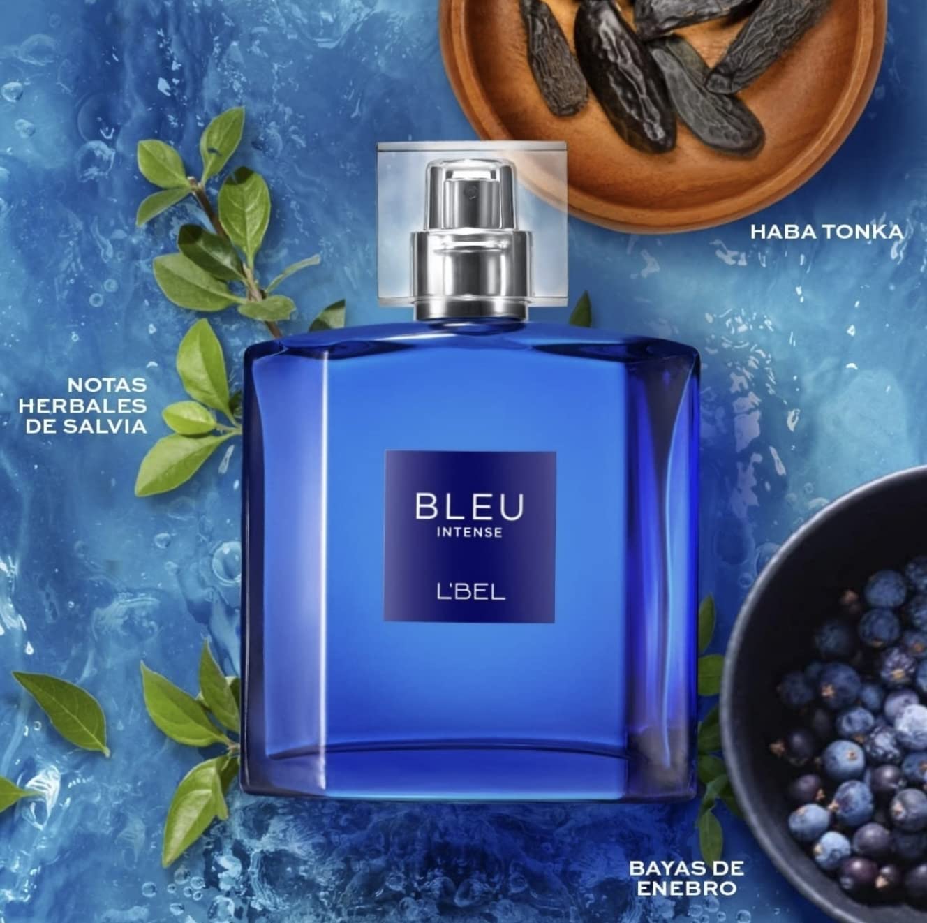 Foto 3 pulgar | Perfume L'bel Bleu Intense Eau De Toilette 100 Ml Para Hombre - Venta Internacional.