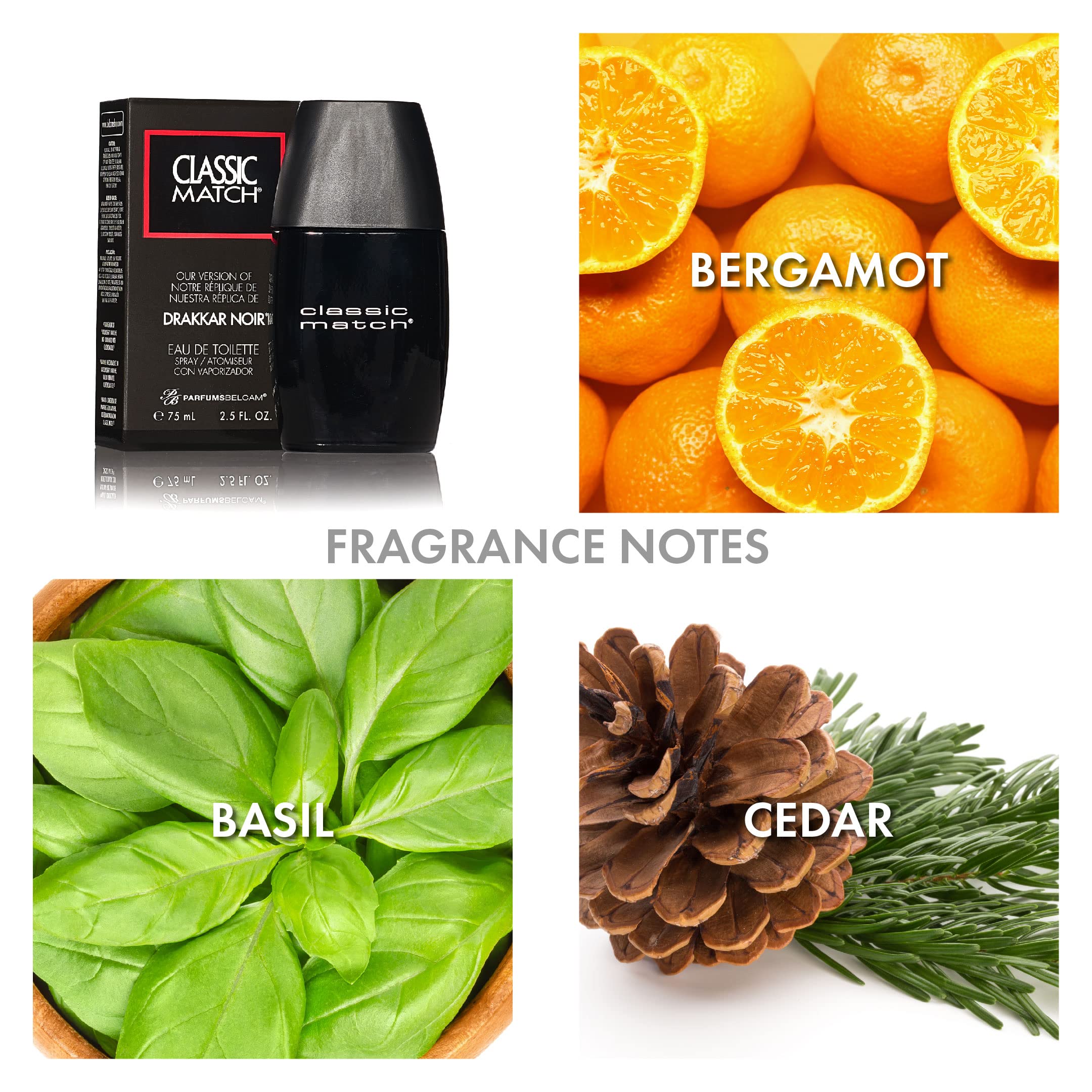 Foto 6 pulgar | Perfume Pb Parfumsbelcam Classic Match Drakkar Noir Edt 75 Ml - Venta Internacional.
