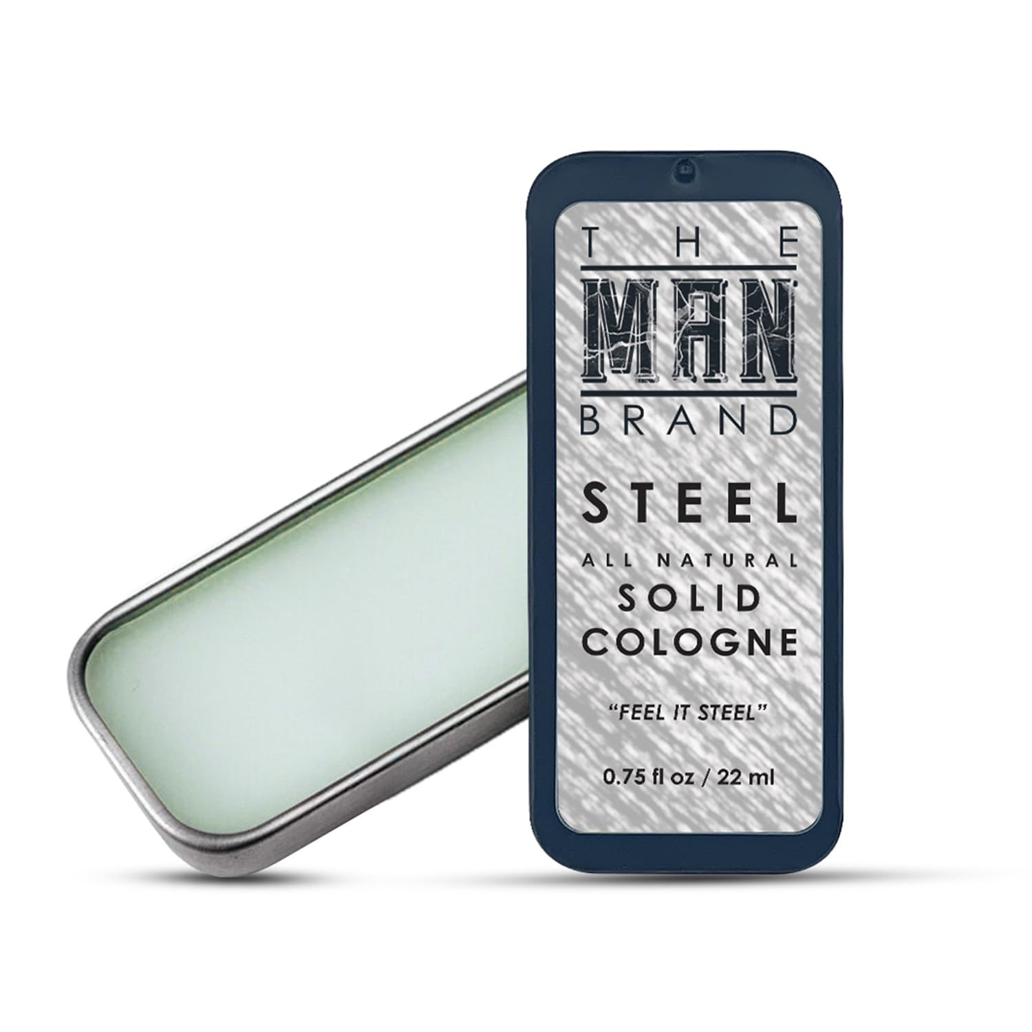 Colonia Sólida The Man Brand Steel, 22 Ml, Para Hombre - Venta Internacional.