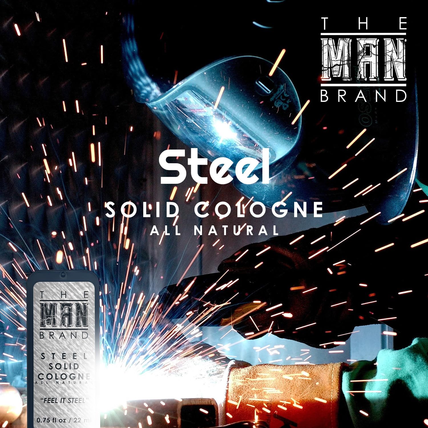 Foto 7 pulgar | Colonia Sólida The Man Brand Steel, 22 Ml, Para Hombre - Venta Internacional.