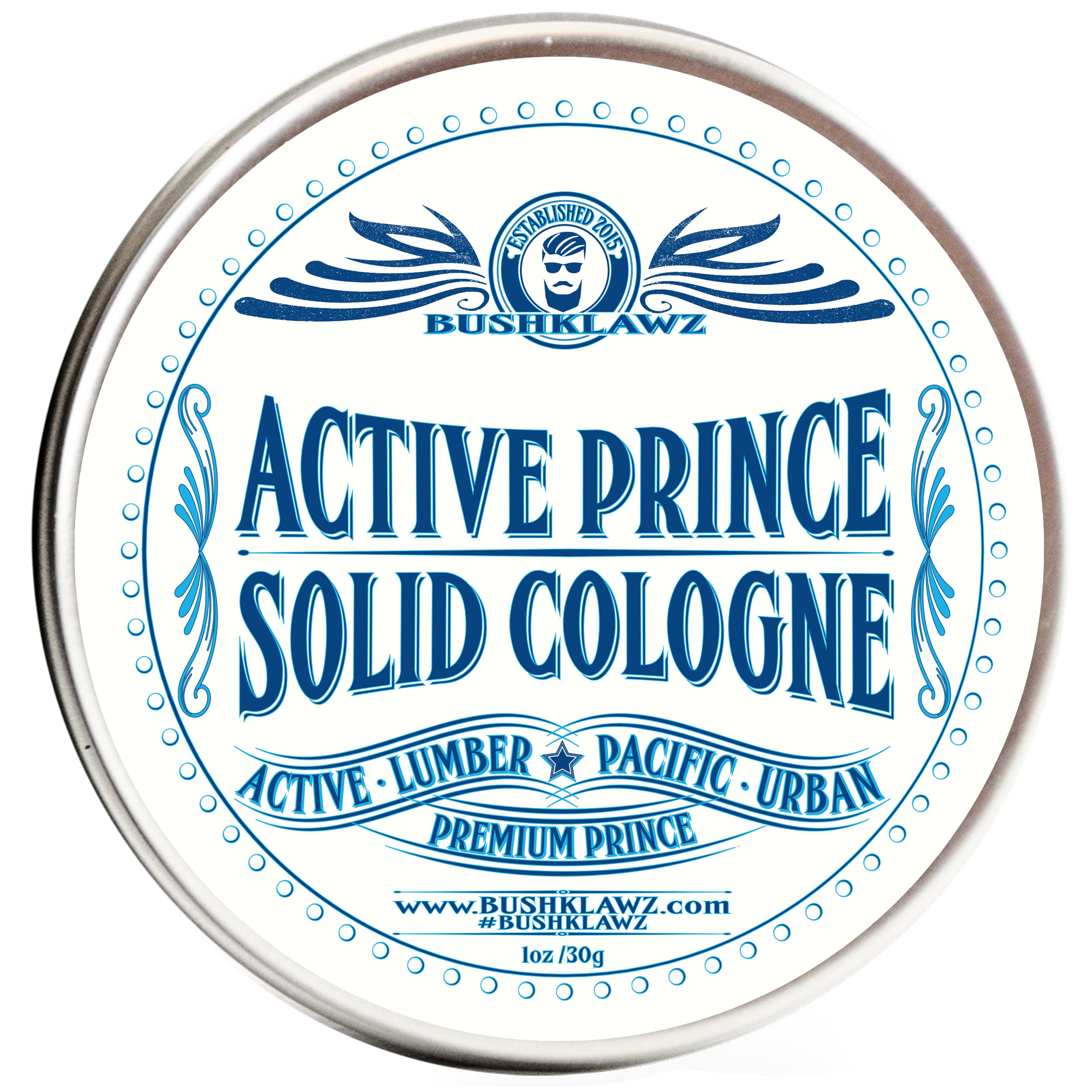 Colonia Sólida Bushklawz Active Prince 30 Ml Sin Alcohol - Venta Internacional.