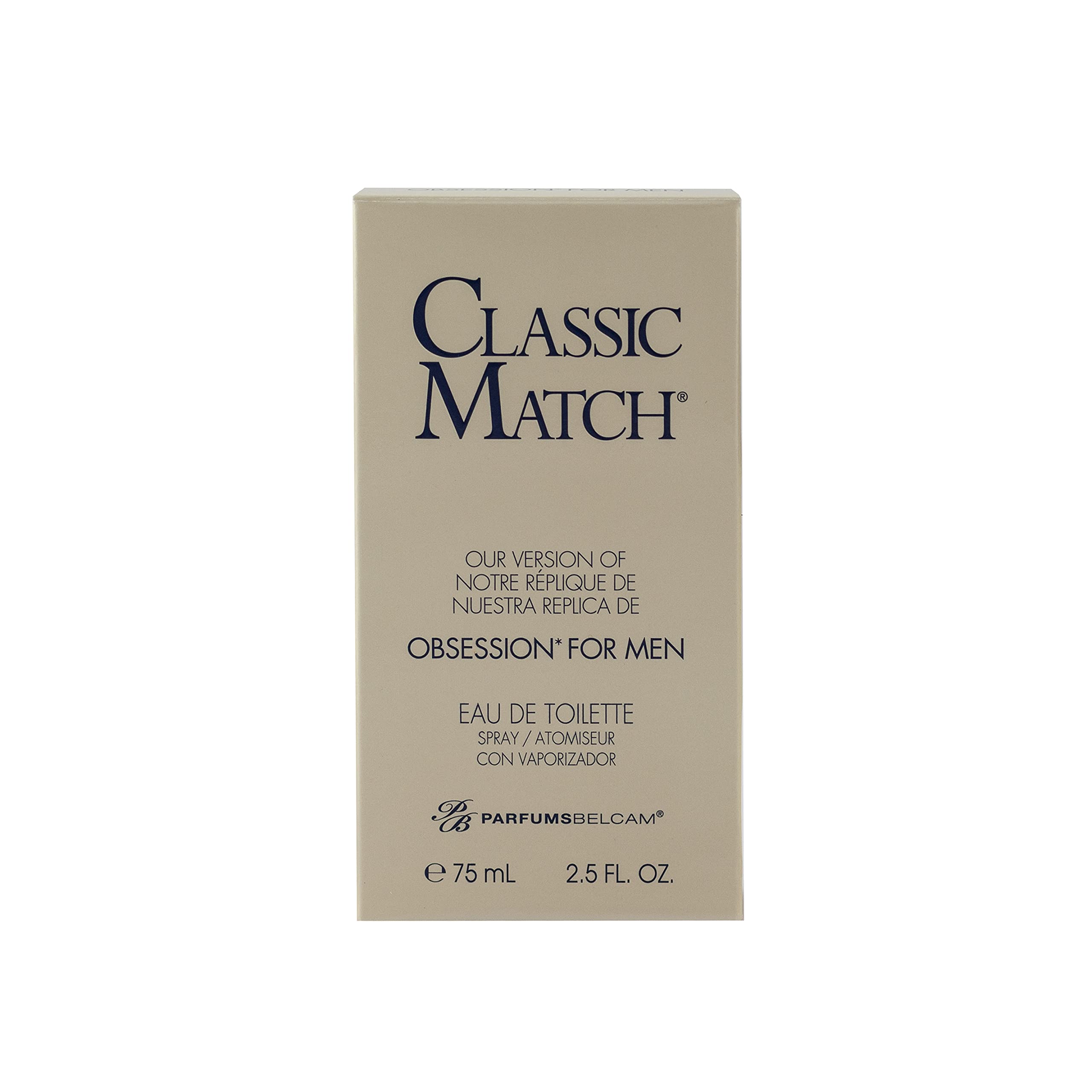 Foto 4 pulgar | Perfume Pb Parfumsbelcam Classic Match Eau De Toilette 75 Ml Para Hombre - Venta Internacional.