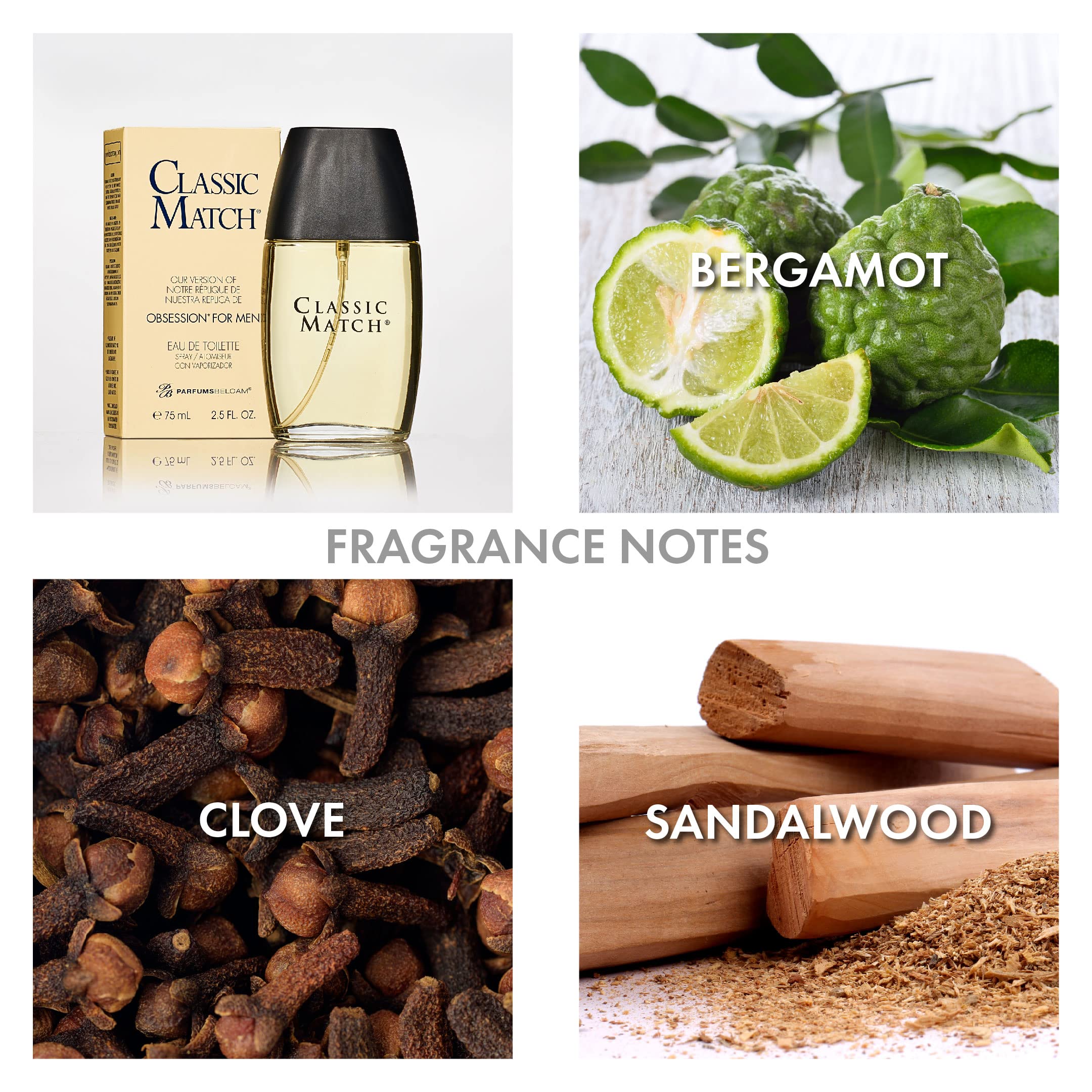 Foto 5 pulgar | Perfume Pb Parfumsbelcam Classic Match Eau De Toilette 75 Ml Para Hombre - Venta Internacional.