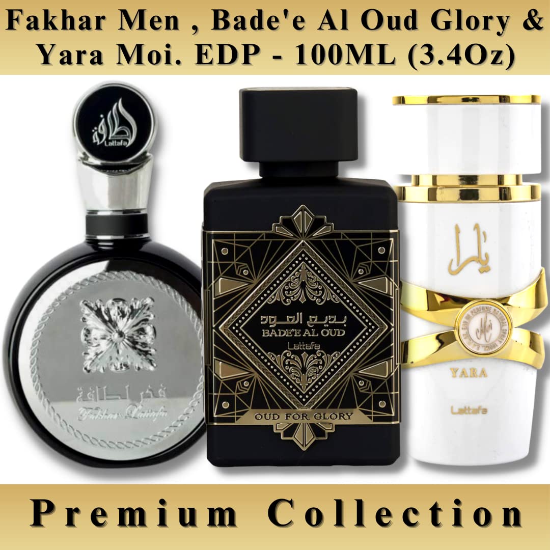 Foto 3 pulgar | Perfume Lattafa Perfumes Bade'e Al Oud Glory Fakhar Para Hombre, 100 Ml - Venta Internacional.