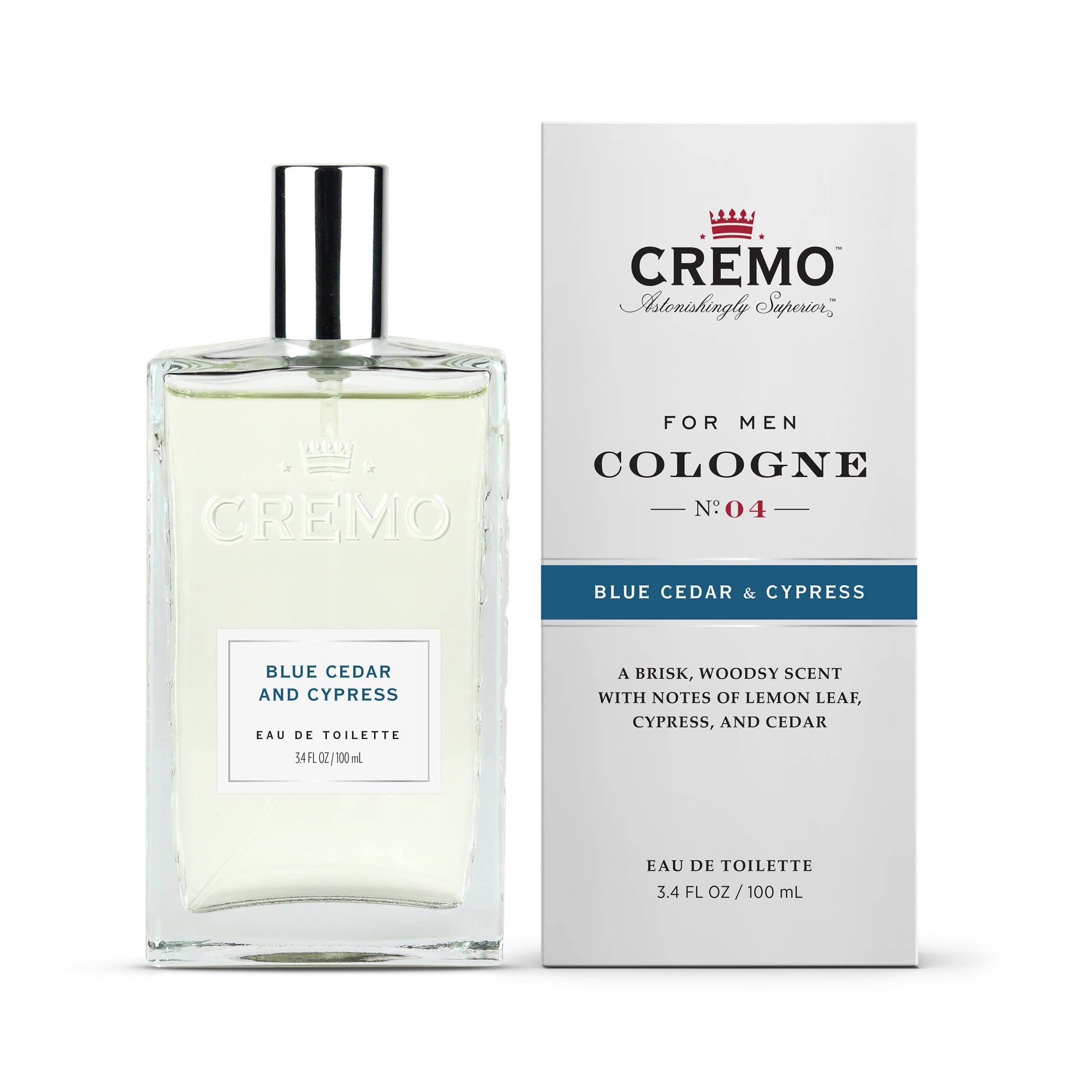 Foto 5 | Colonia En Aerosol Cremo Blue Cedar & Cypress, 100 Ml, Para Hombre - Venta Internacional.