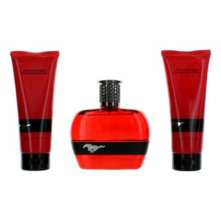 Foto 1 | Set De Regalo Perfume Classic Collection Mustang Red Para Hombre, 100 Ml, 3 Piezas - Venta Internacional.