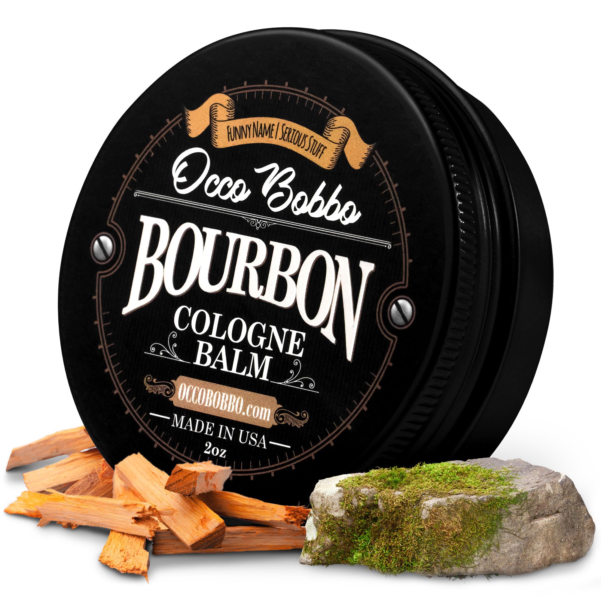 Colonia Sólida Occo Bobbo, Bourbon Y Sándalo, 60 Ml, Para Hombre - Venta Internacional.