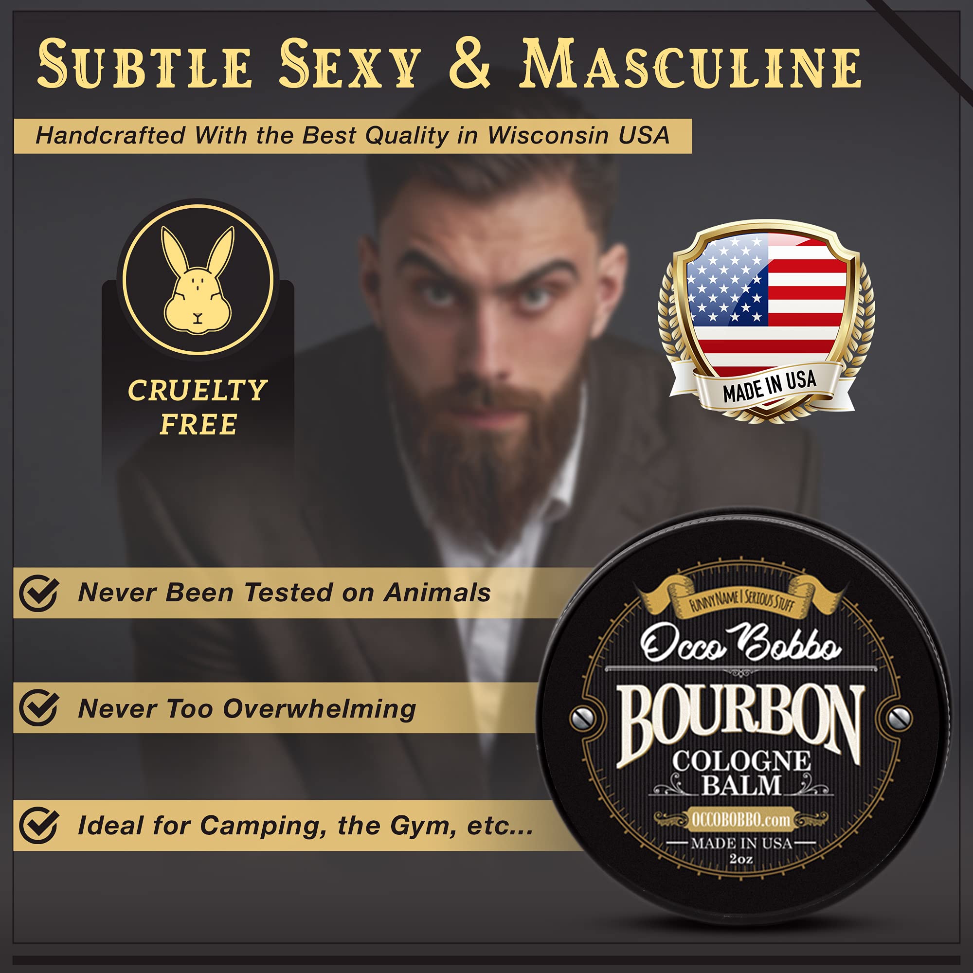 Foto 8 pulgar | Colonia Sólida Occo Bobbo, Bourbon Y Sándalo, 60 Ml, Para Hombre - Venta Internacional.