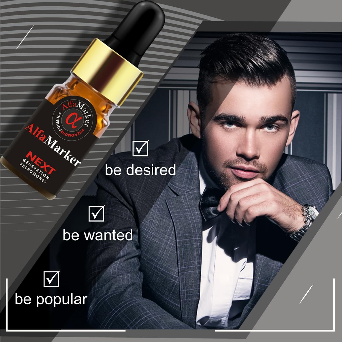 Foto 4 pulgar | Perfume Oil Alfamarker Pheromone Cologne Para Hombre, 5 Ml - Venta Internacional.