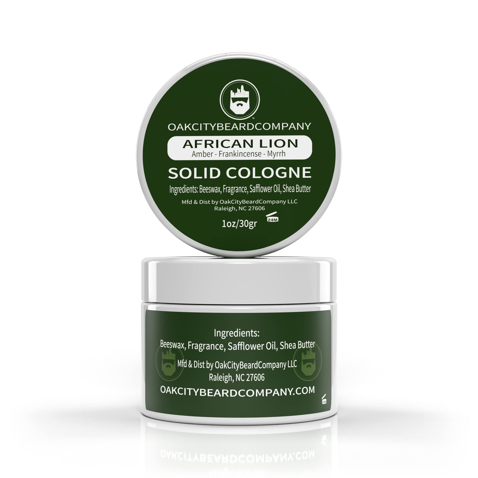 Colonia Sólida Oak City Beard Company African Lion, 30 Ml - Venta Internacional.