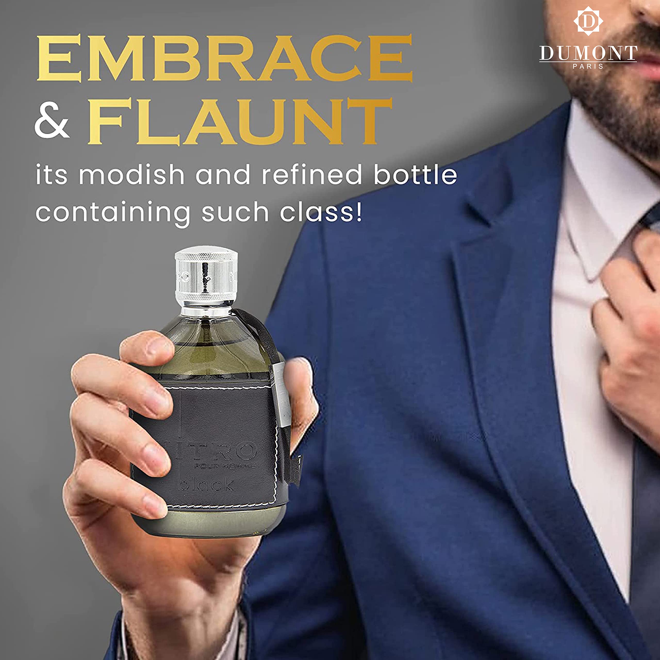 Foto 6 pulgar | Perfume Dumont Nitro Black Eau De Parfum 100 Ml Para Hombre - Venta Internacional.