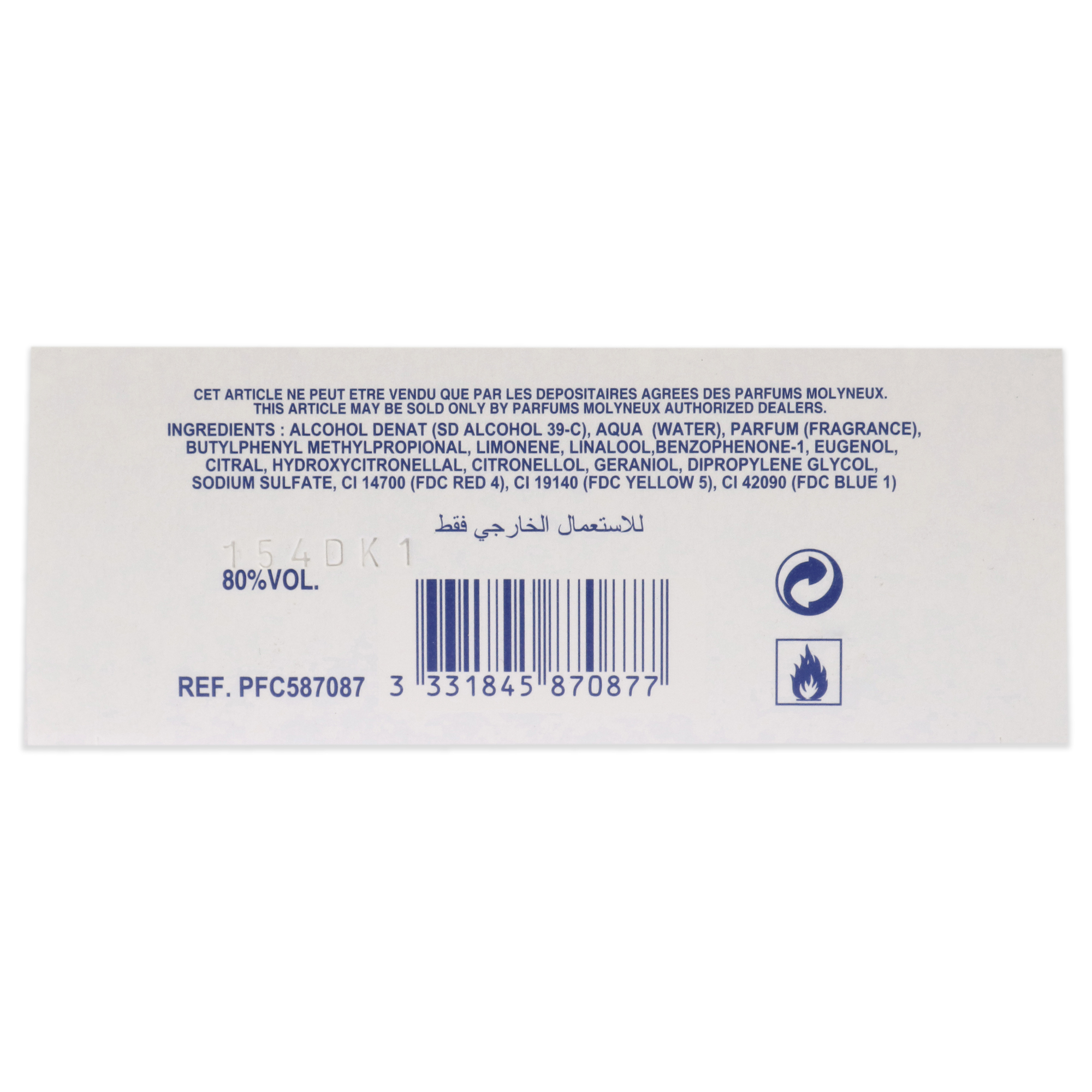 Foto 7 pulgar | Perfume Molyneux Quartz Edt en Aerosol ce 100 ml para Hombre - Venta Internacional