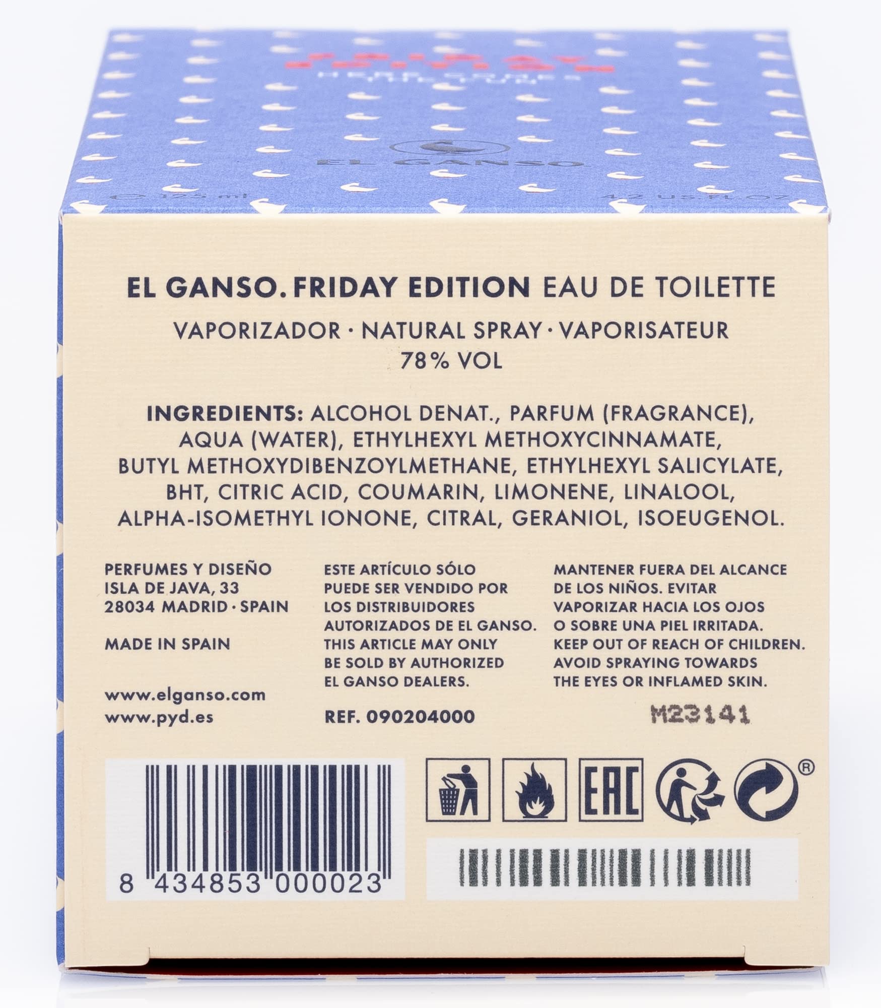 Foto 5 pulgar | Perfume El Ganso Friday Edition Eau de Toilette 125 ml para Hombre - Venta Internacional