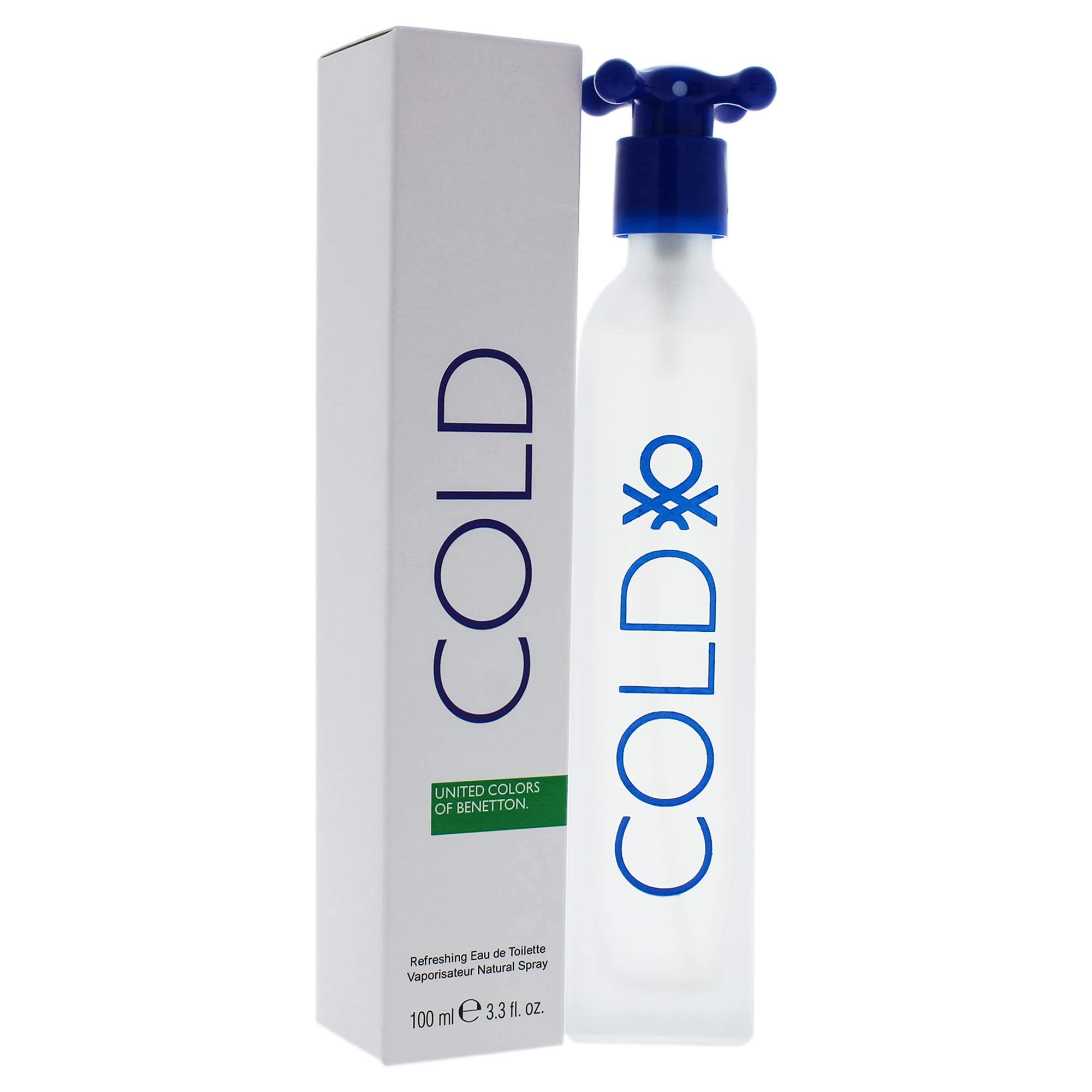 Foto 3 pulgar | Perfume United Colors Of Benetton Cold Eau De Toilette 100 Ml para Hombre- Venta Internacional