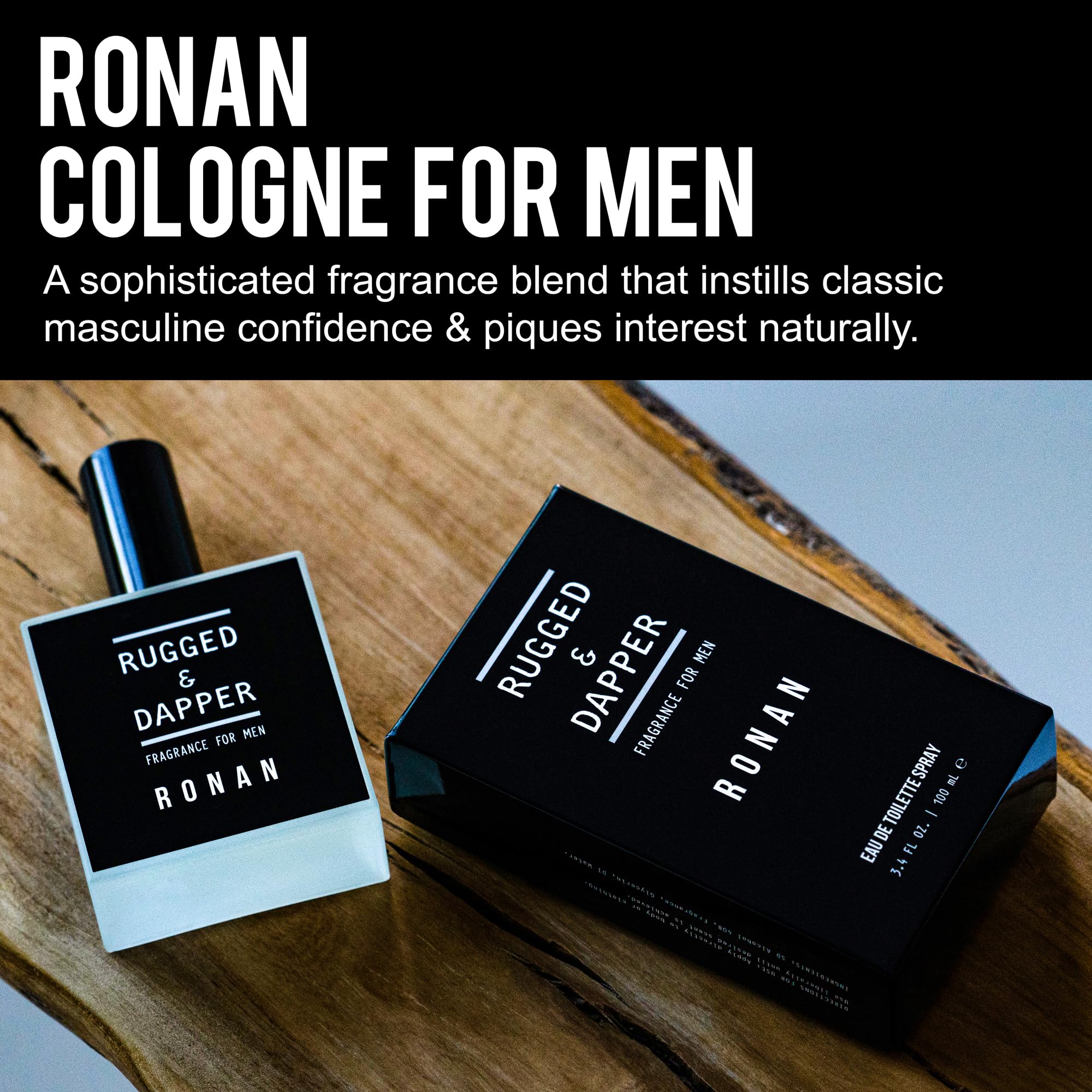 Foto 3 pulgar | Colonia Rugged & Dapper Ronan Para Hombre 100 Ml - Venta Internacional.