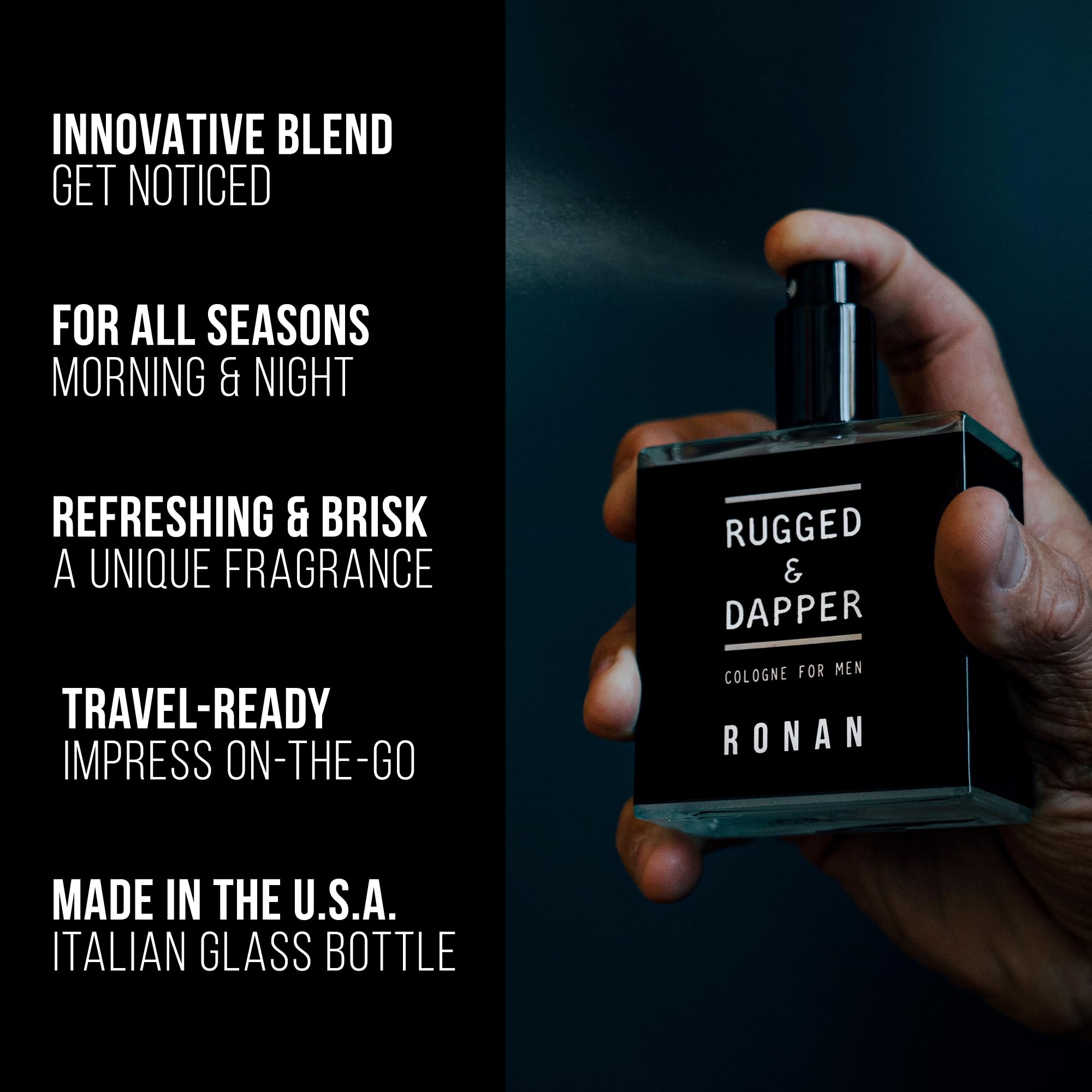 Foto 6 pulgar | Colonia Rugged & Dapper Ronan Para Hombre 100 Ml - Venta Internacional.