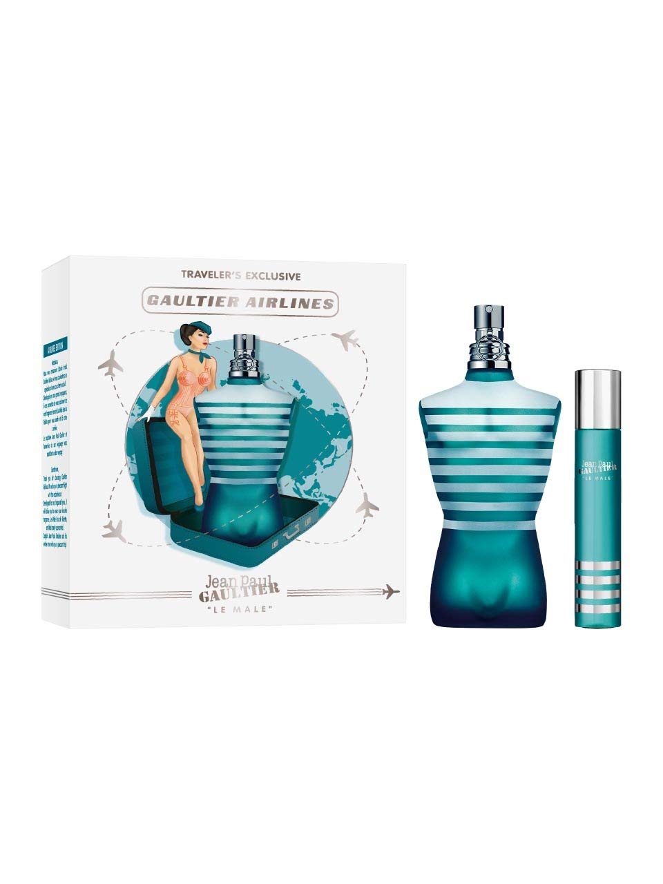 Set De Perfume Jean Paul Gaultier Le Male Gaultier Airlines De 125 Ml - Venta Internacional.