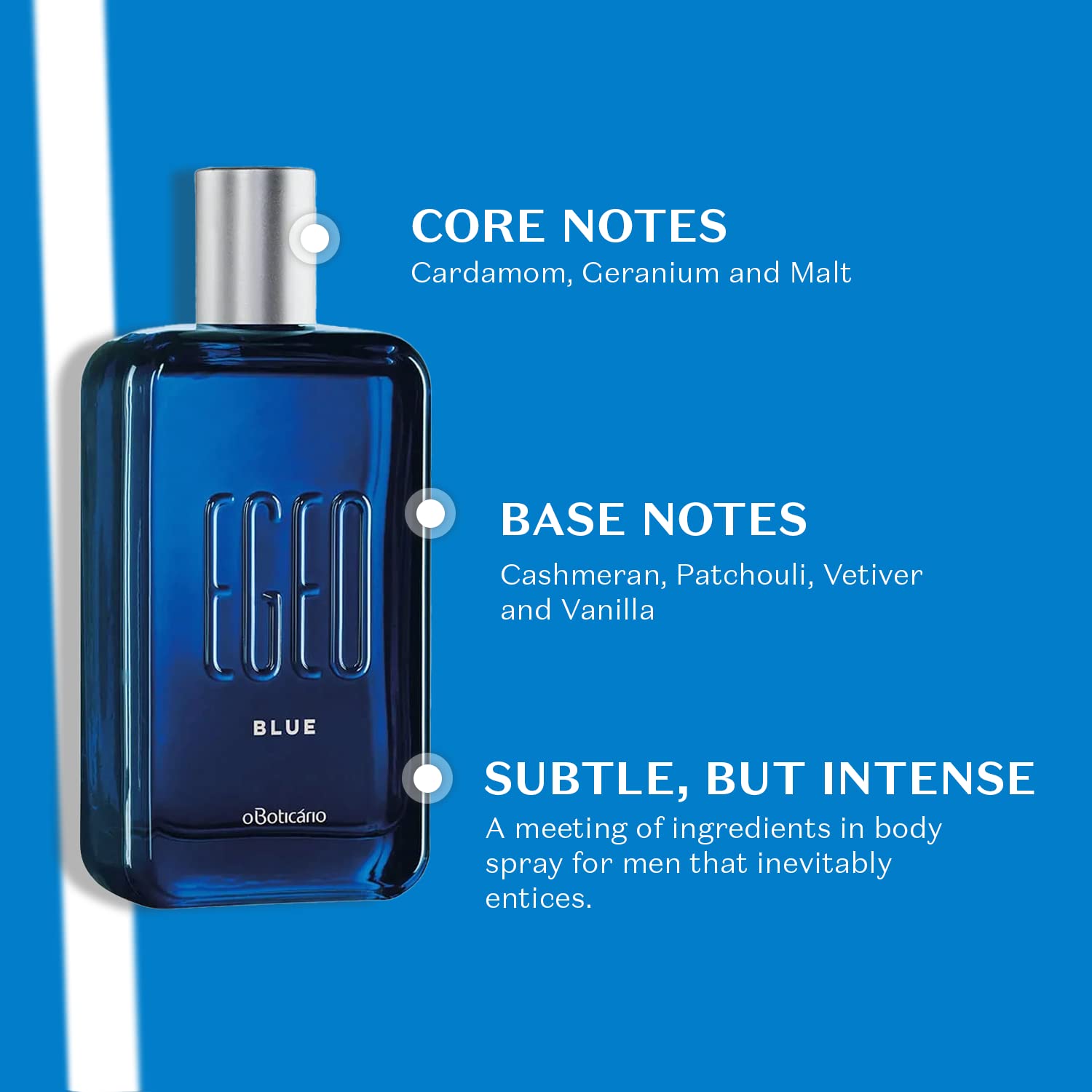 Foto 4 pulgar | Perfume O Boticario Egeo Blue Eau de Toilette 90 ml para Hombre - Venta Internacional
