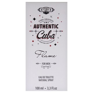 Foto 5 | Perfume Cuba Authentic Flame Edt 100 ml para Hombre - Venta Internacional