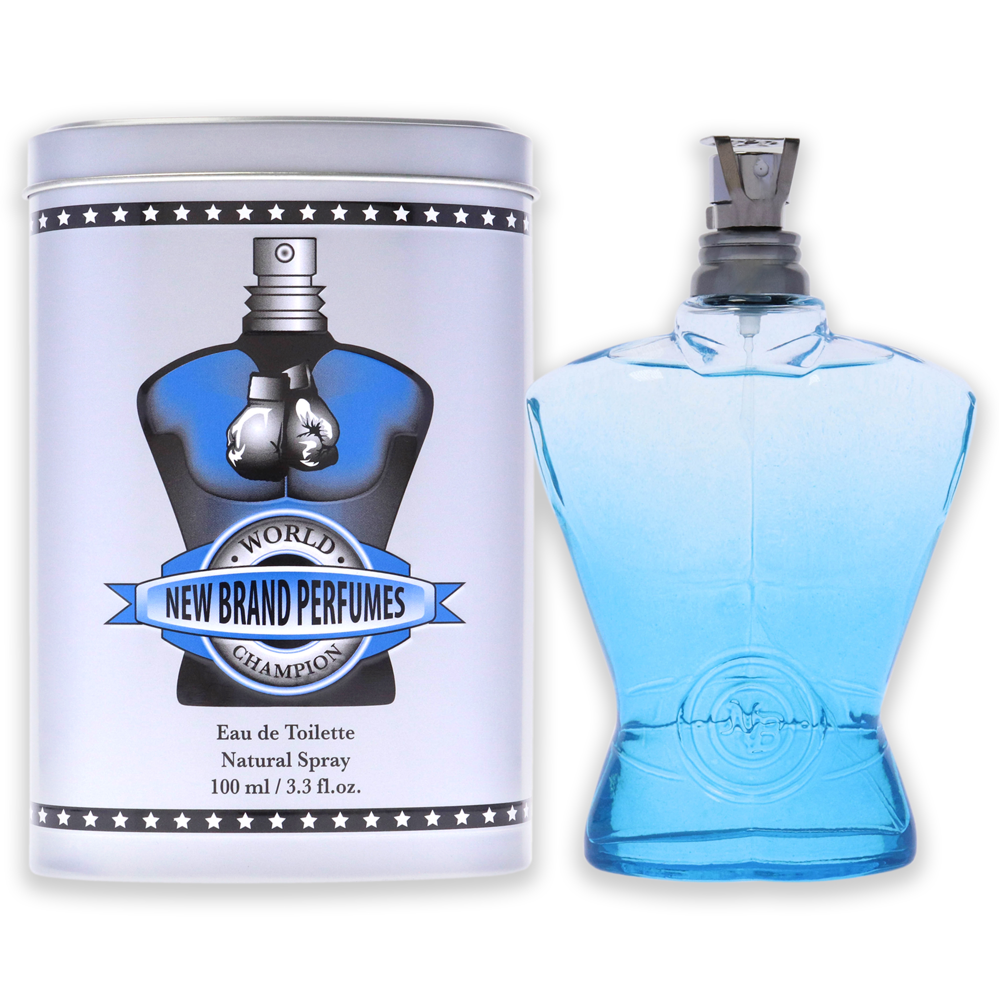 Perfume New Brand World Champion Blue Edt 100 Ml para Hombre - Venta Internacional