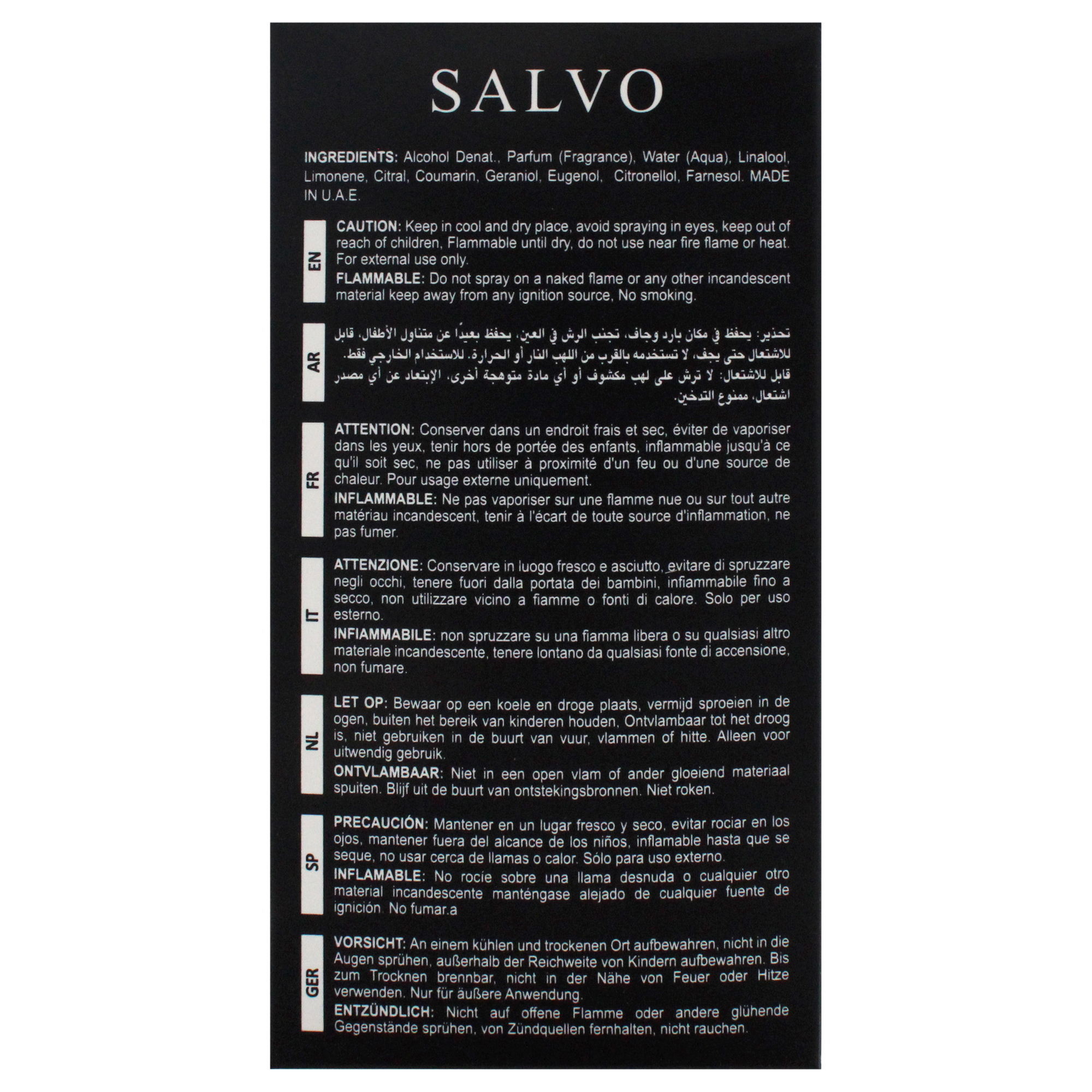 Foto 8 pulgar | Perfume Maison Alhambra Salvo Intense Eau de Parfum 100 ml para Hombre - Venta Internacional