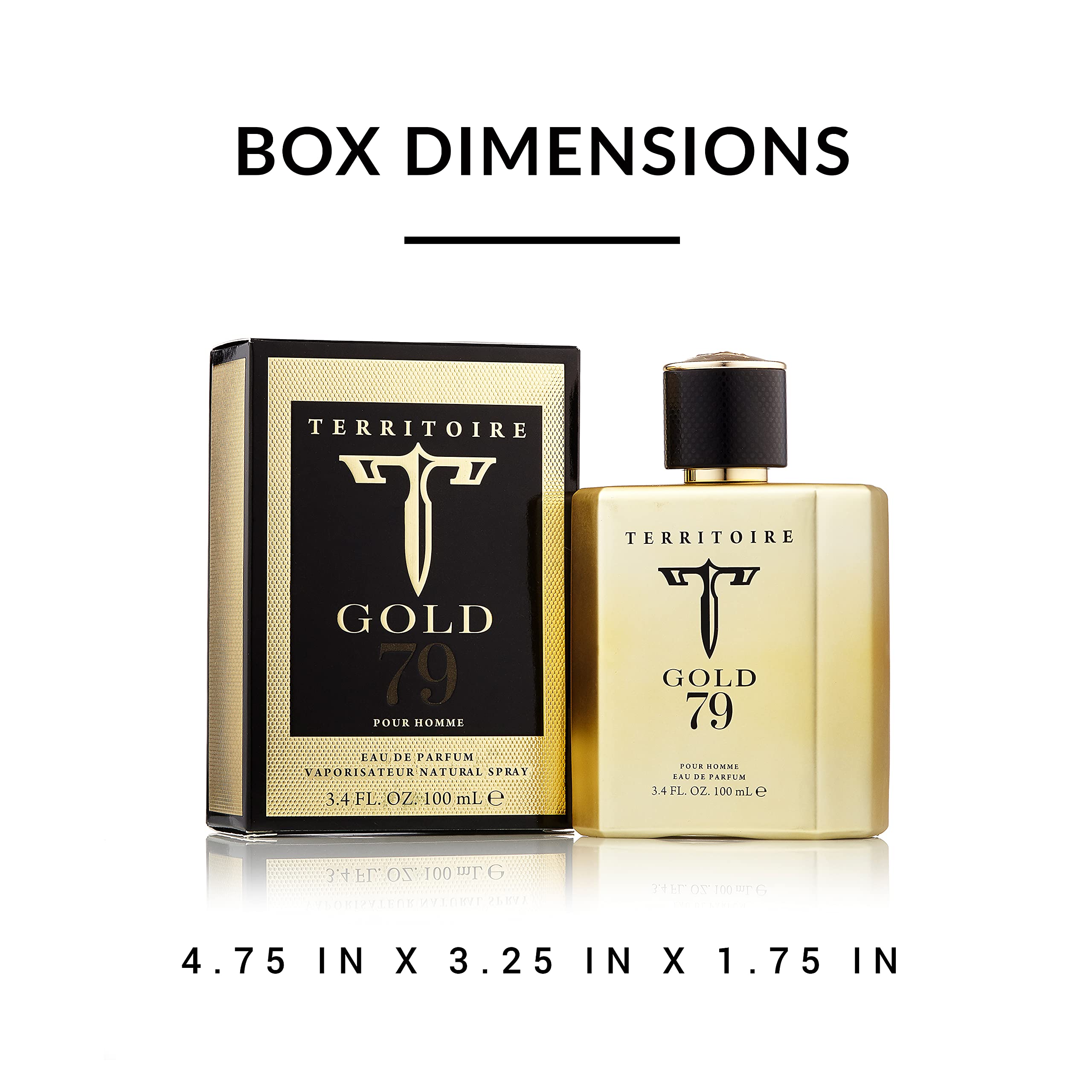 Foto 7 pulgar | Perfume Territoire Eau De Parfum Gold 79 100 Ml para Hombre - Venta Internacional