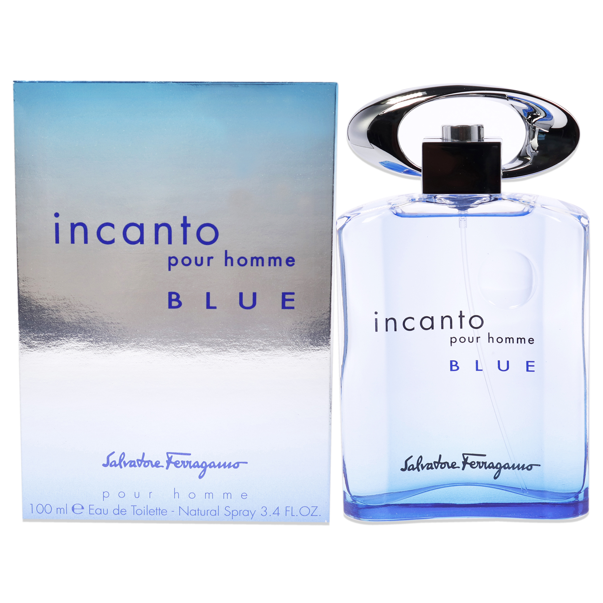 Foto 2 pulgar | Perfume Salvatore Ferragamo Incanto Blue Edt 100 Ml para Hombre - Venta Internacional