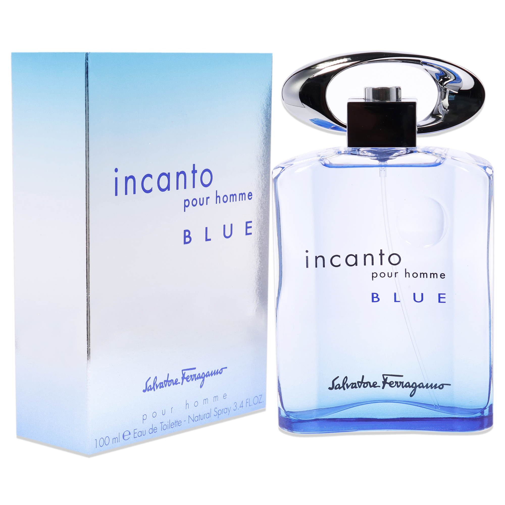 Foto 4 pulgar | Perfume Salvatore Ferragamo Incanto Blue Edt 100 Ml para Hombre - Venta Internacional