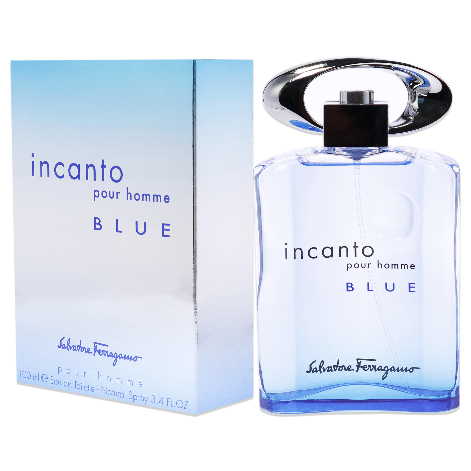 Foto 5 pulgar | Perfume Salvatore Ferragamo Incanto Blue Edt 100 Ml para Hombre - Venta Internacional