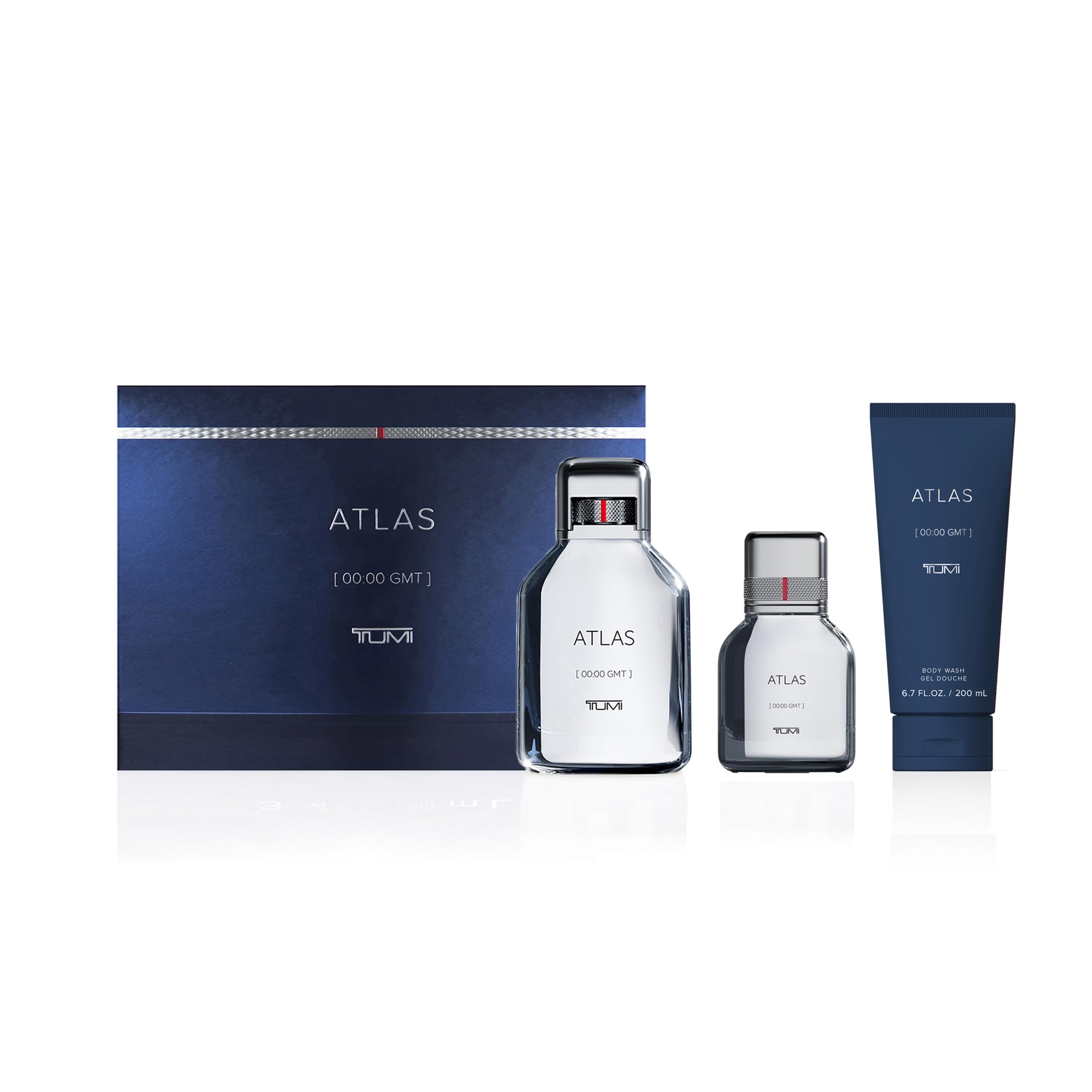 Foto 1 | Set de Regalo Perfume Tumi Atlas para Hombre 100 ml Aerosol Edp 30 ml - Venta Internacional