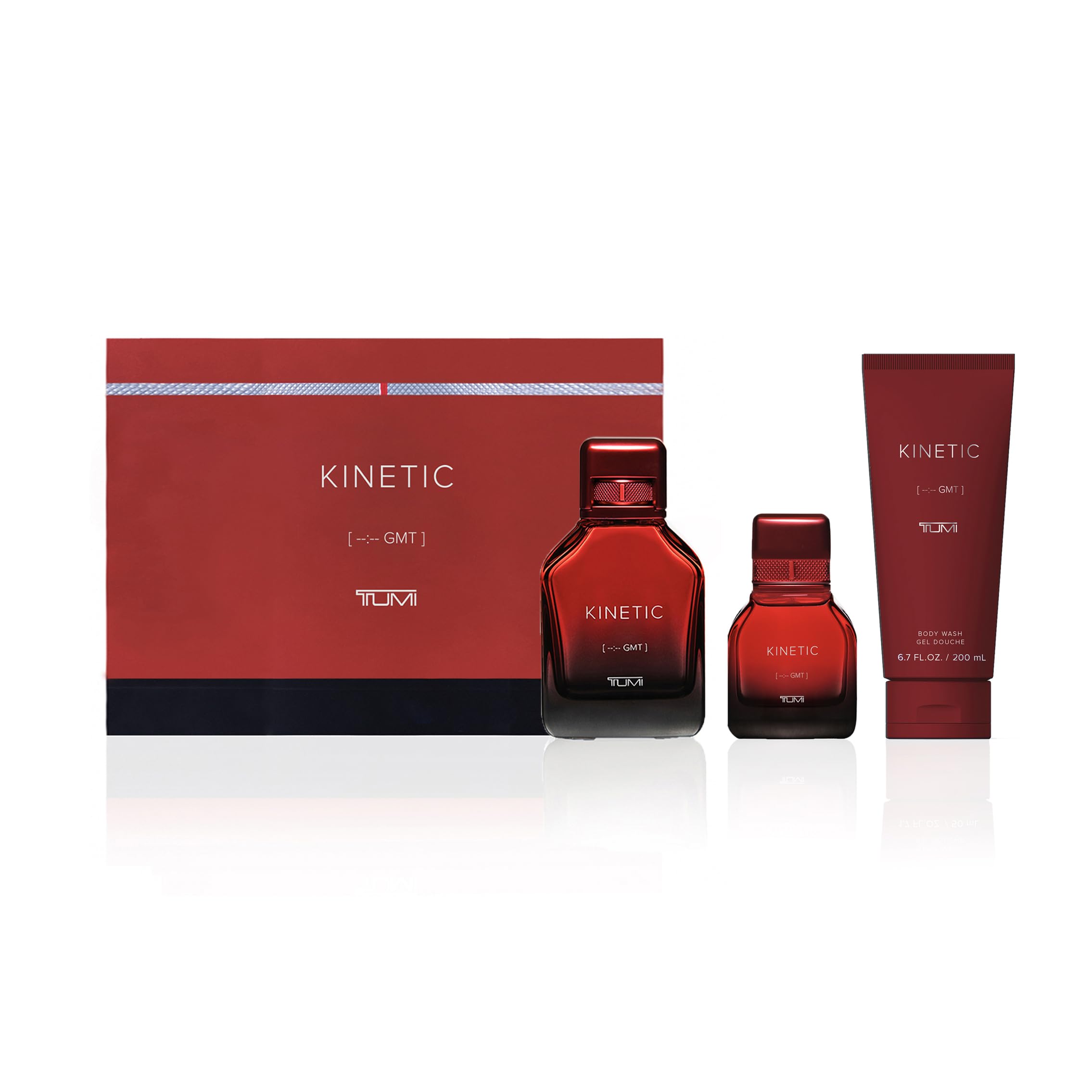 Foto 1 | Perfume Tumi Kinetic Para Hombre Eau De Parfum 100 ml 3 Unidades Regalo - Venta Internacional