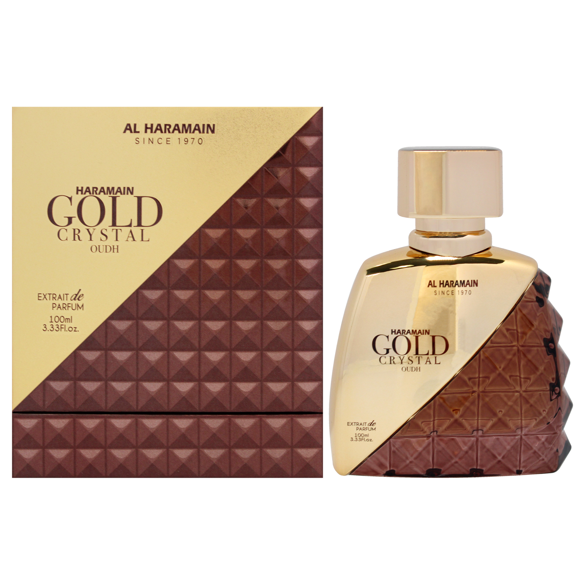 Perfume Al Haramain Gold Crystal Oudh Edp 100 ml para Hombre - Venta Internacional