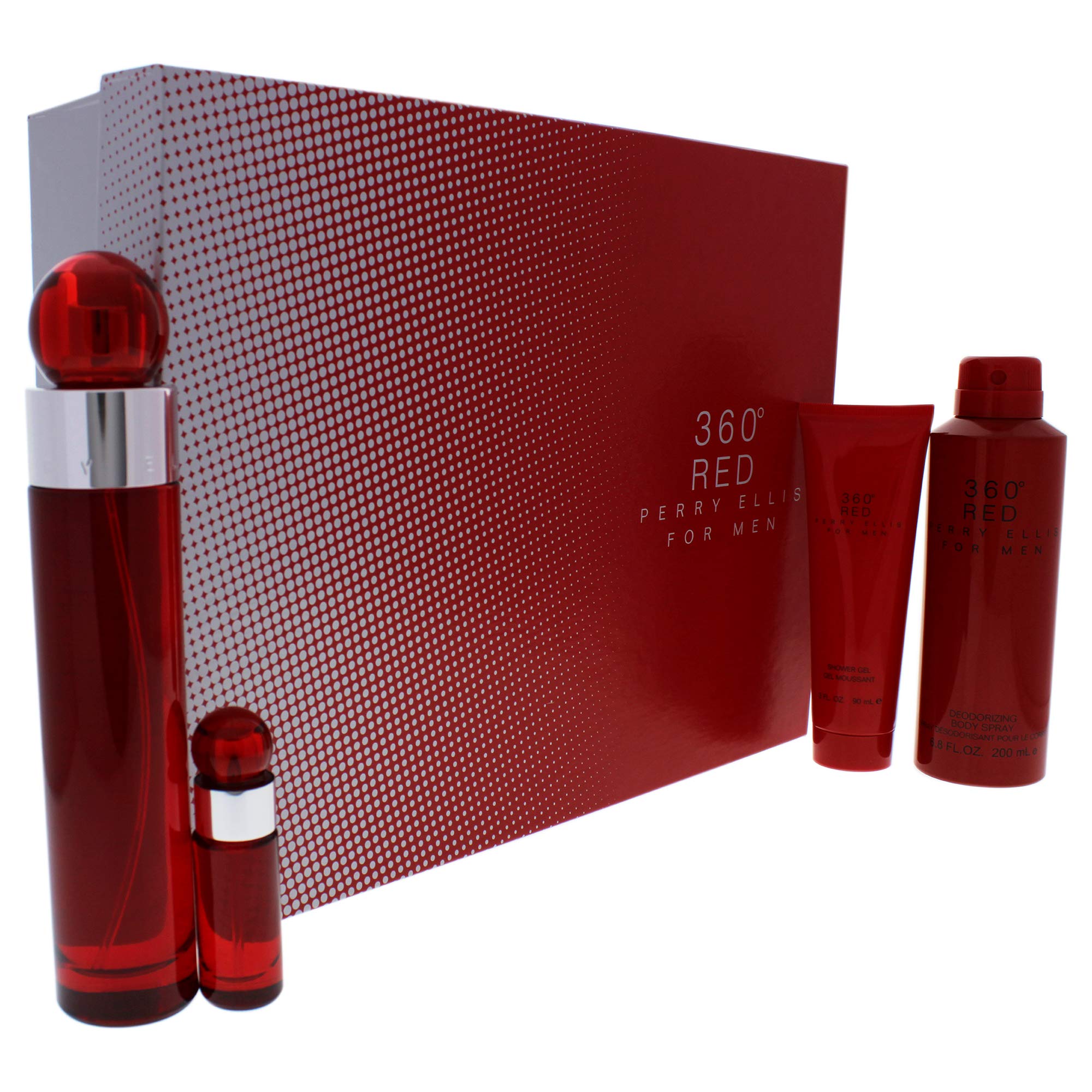 Foto 4 pulgar | Set de Regalo Perfume Perry Ellis 360 Red 100 ml 4 Piezas para Hombre - Venta Internacional