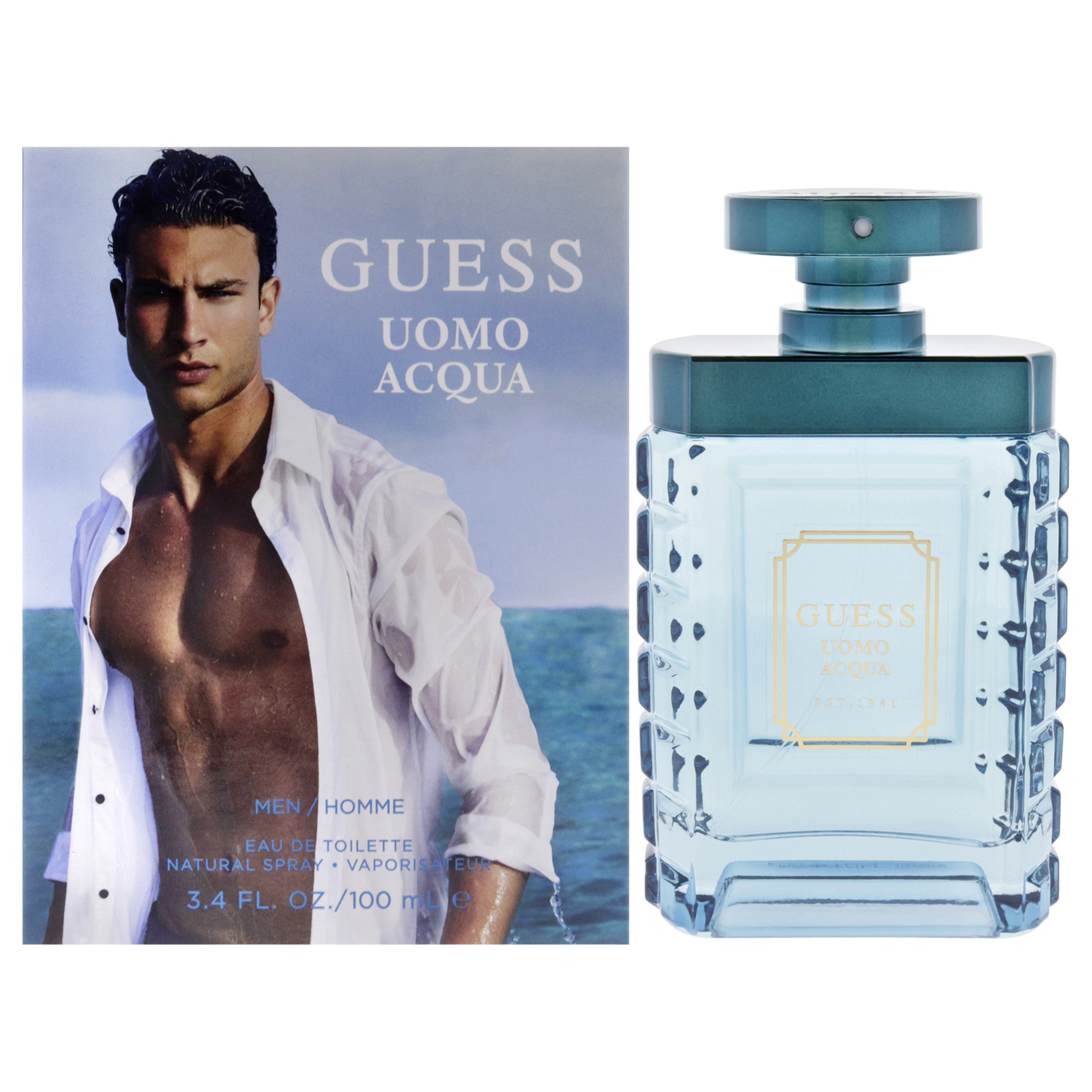 Foto 2 pulgar | Perfume Guess Uomo Acqua Edt 100 Ml para Hombre - Venta Internacional