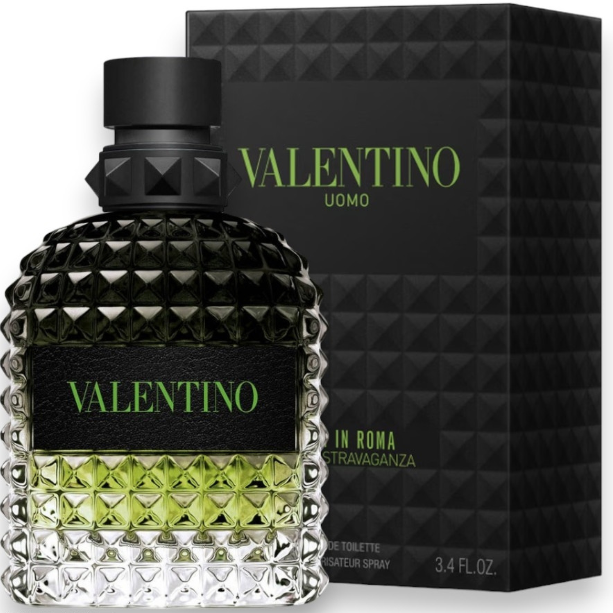 Foto 2 pulgar | Perfume Valentino  Uomo Born In Roma Green Stravanganza 100ml Edt