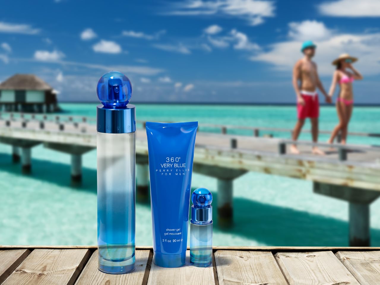 Foto 5 pulgar | Set de Regalo Perfume Perry Ellis 360° Very Blue 3 Piezas - Venta Internacional