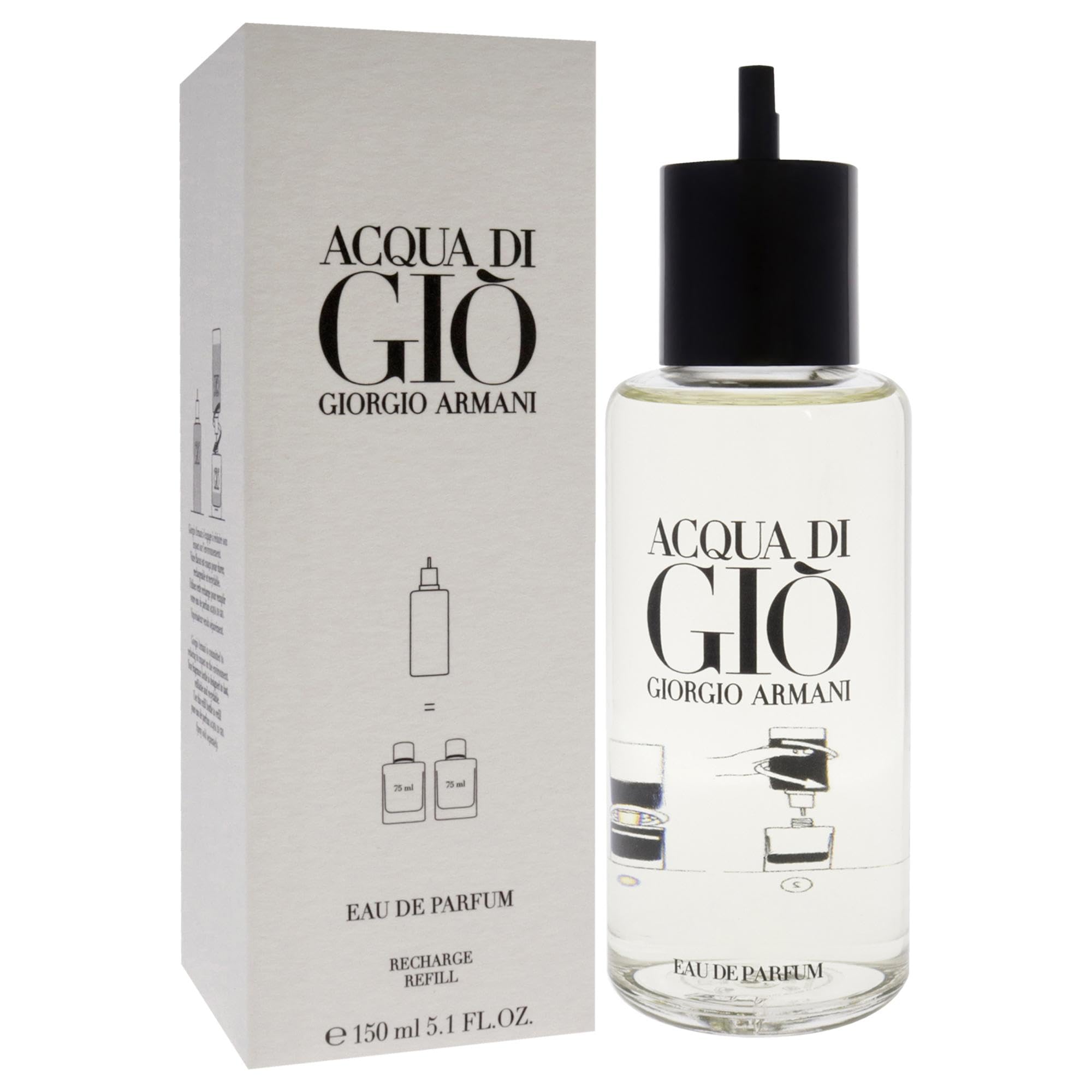 Foto 3 | Recambio de Perfume Giorgio Armani Acqua Di Gio Edp 150 Ml para Hombre - Venta Internacional