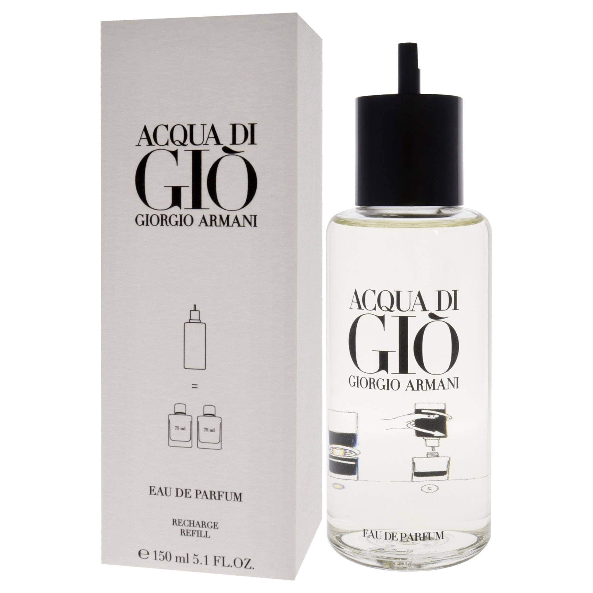 Foto 5 pulgar | Recambio de Perfume Giorgio Armani Acqua Di Gio Edp 150 Ml para Hombre - Venta Internacional