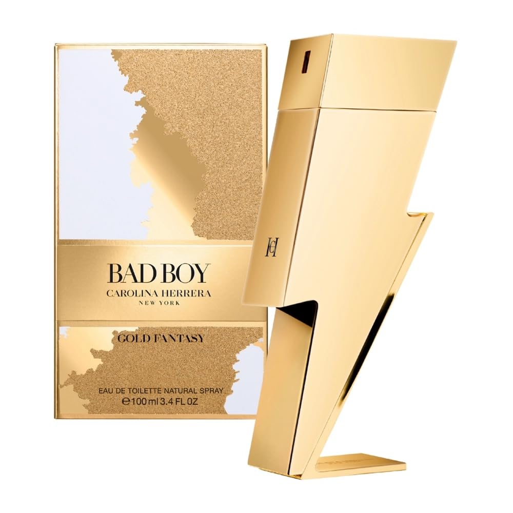 Foto 2 pulgar | Perfume Carolina Herrera Bad Boy Gold Fantasy Edt 100 Ml Para Hombre - Venta Internacional.