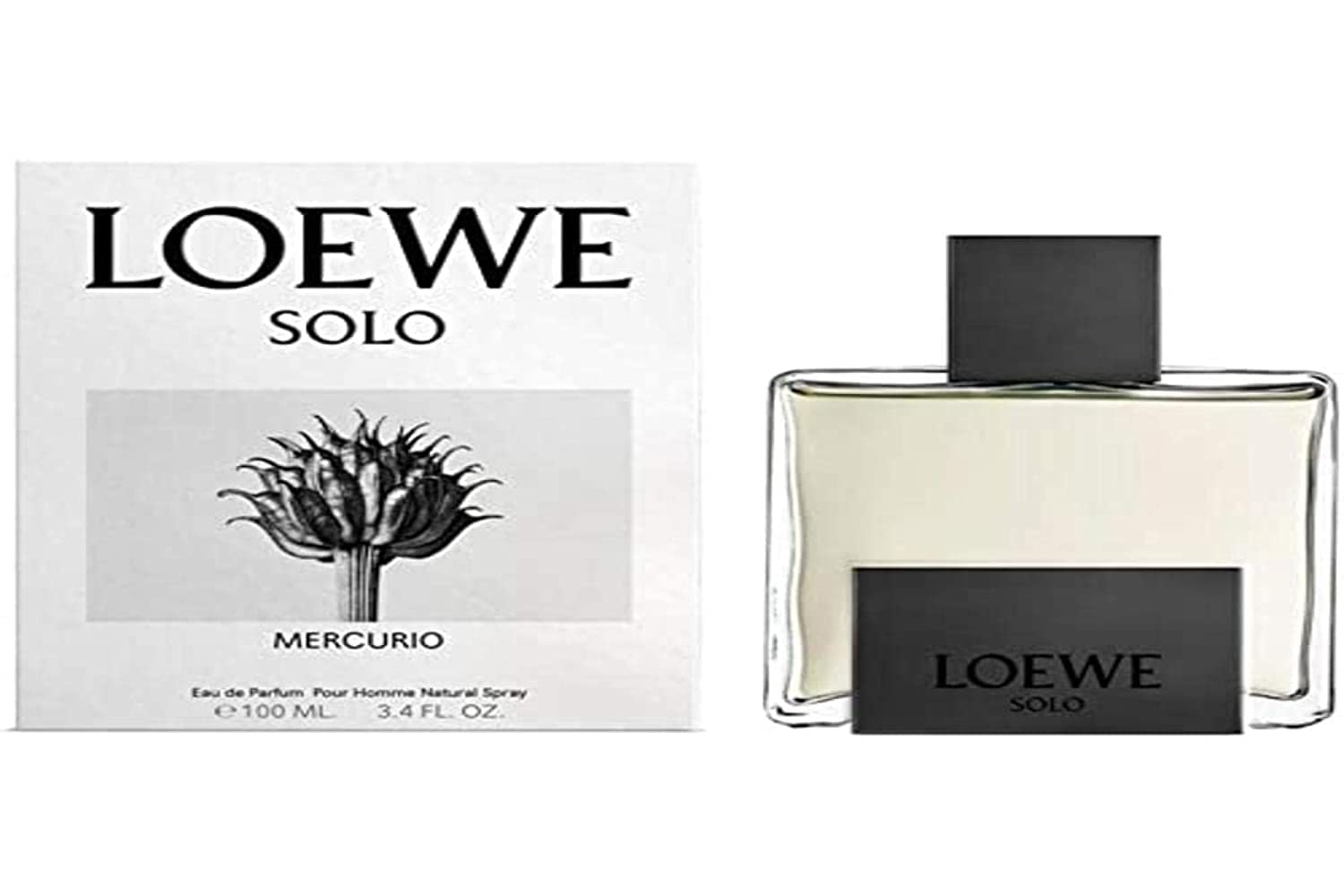 Perfume Loewe Solo Mercurio Eau De Parfum Para Hombre, 100 Ml - Venta Internacional.