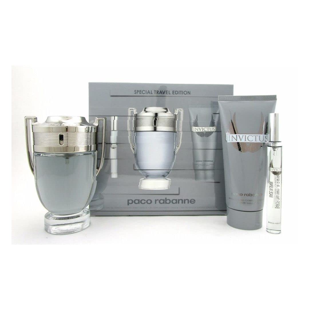 Foto 2 pulgar | Set de Regalo Invictus de Perfume Paco Rabanne 3 Piezas para Hombre - Venta Internacional