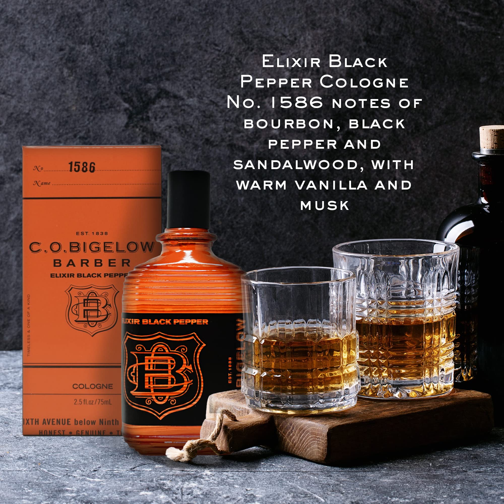 Foto 6 pulgar | Cologne C.o. Bigelow Elixir Black Pepper No. 1586 Para Hombre, 75 Ml - Venta Internacional.