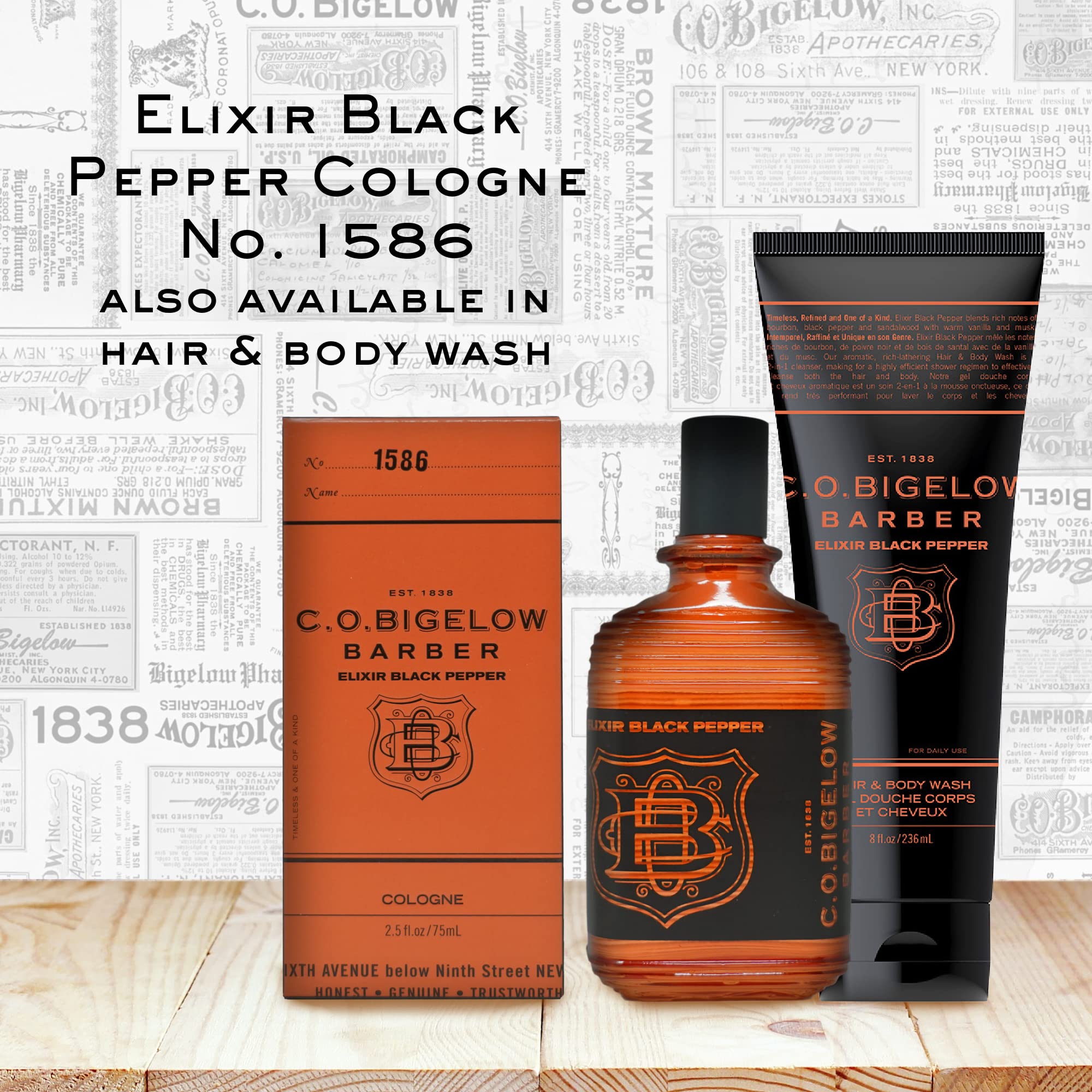 Foto 7 pulgar | Cologne C.o. Bigelow Elixir Black Pepper No. 1586 Para Hombre, 75 Ml - Venta Internacional.